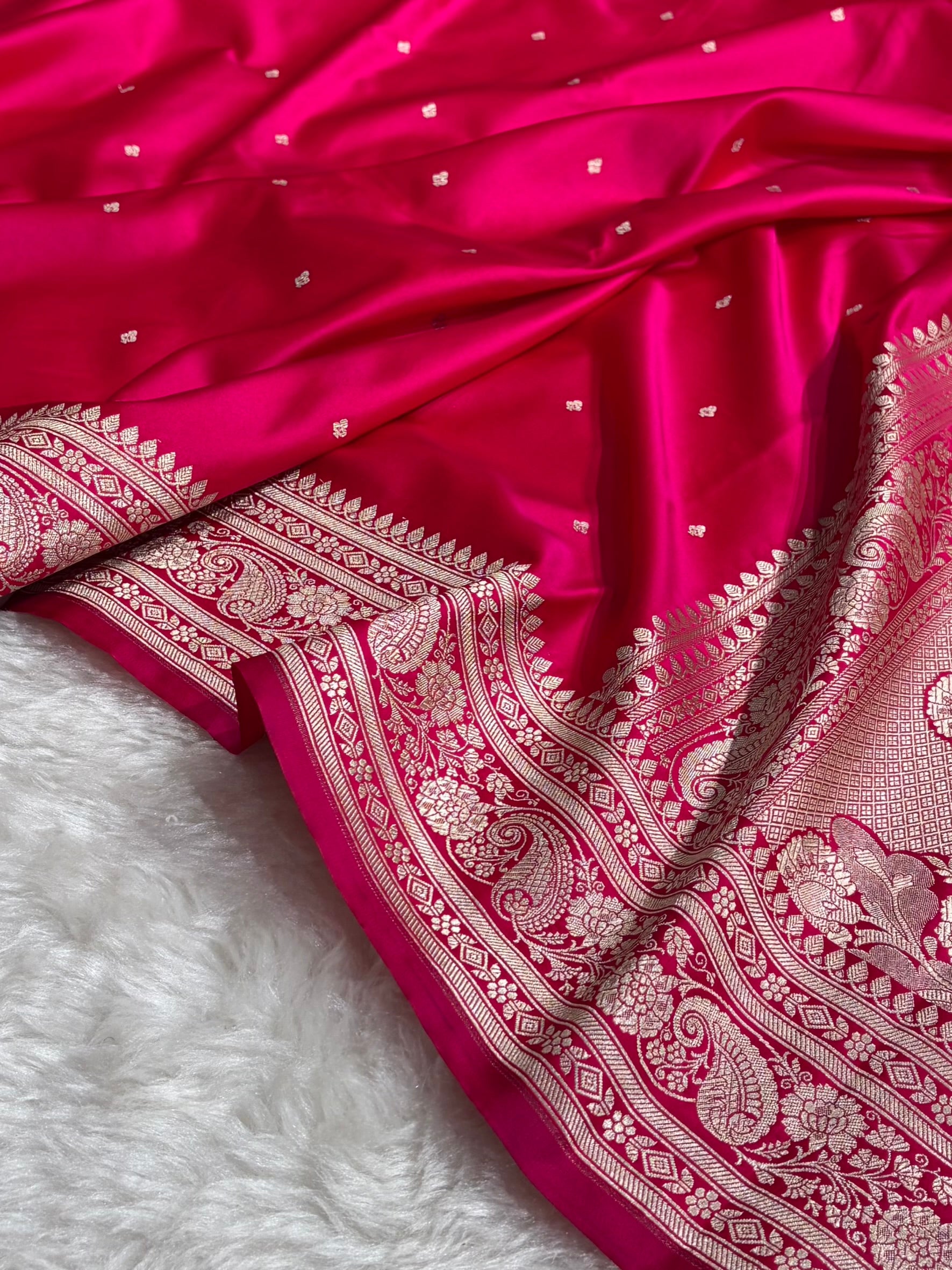 Banarasi Cross Fani Shades Mashru Silk Saree for Festive Seasons MSM-66