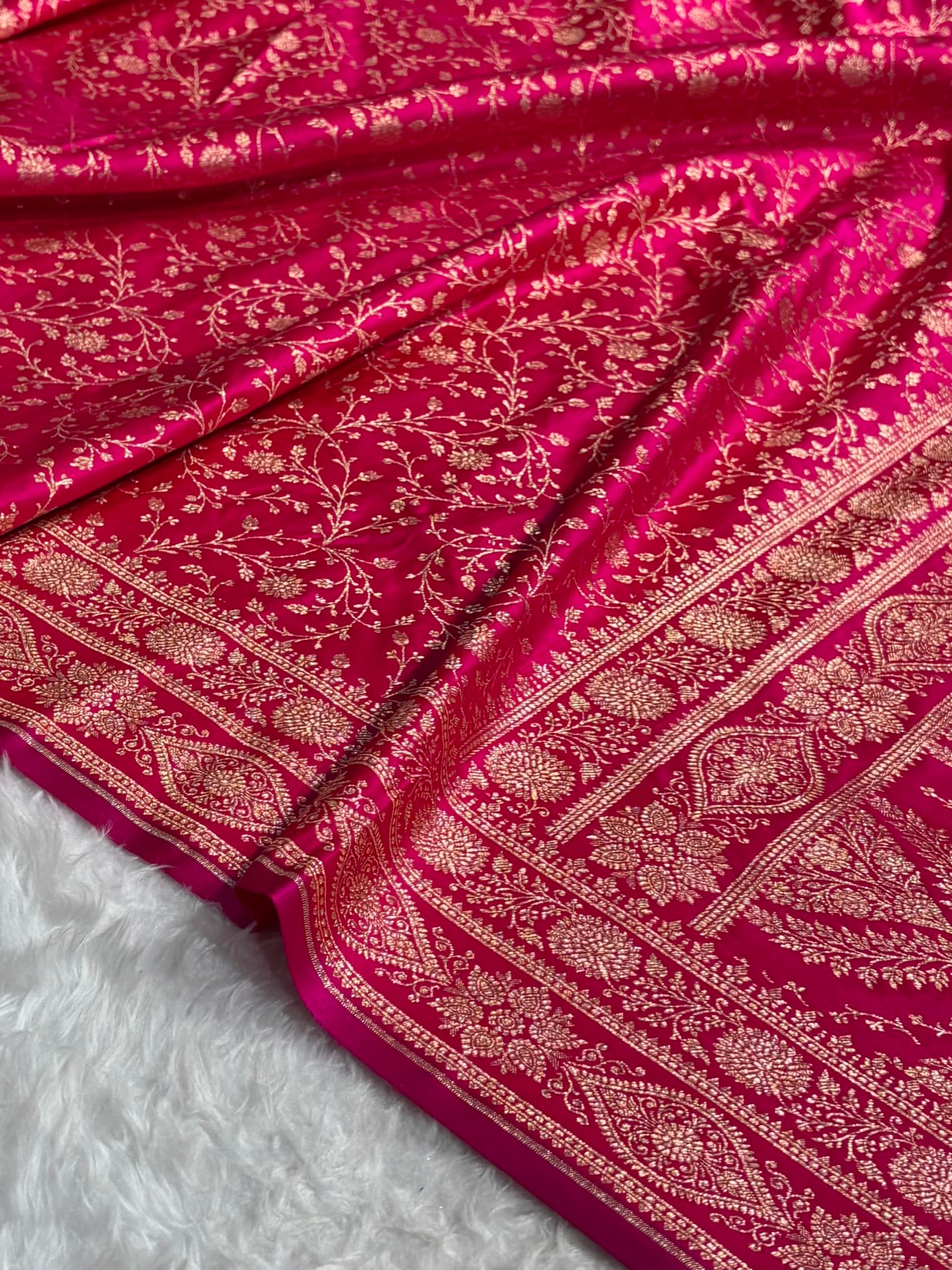 Banarasi Rani Brocade Soft Katan Silk Saree SKB-05