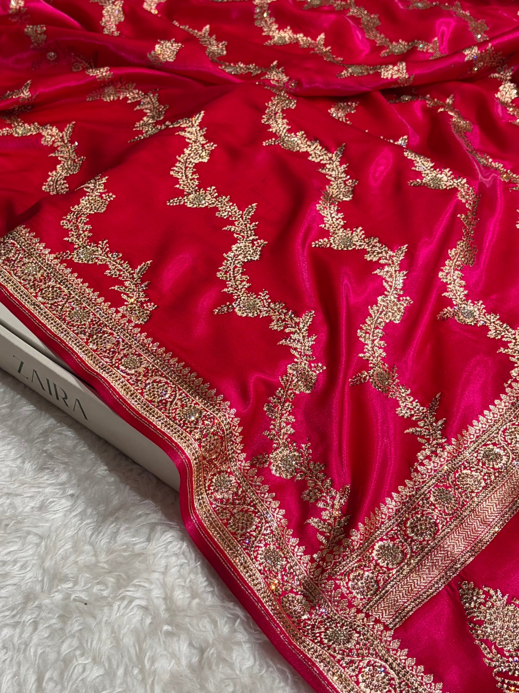 Bridal Rani Cross with Bananasi Swarovski Stone Work BSS35