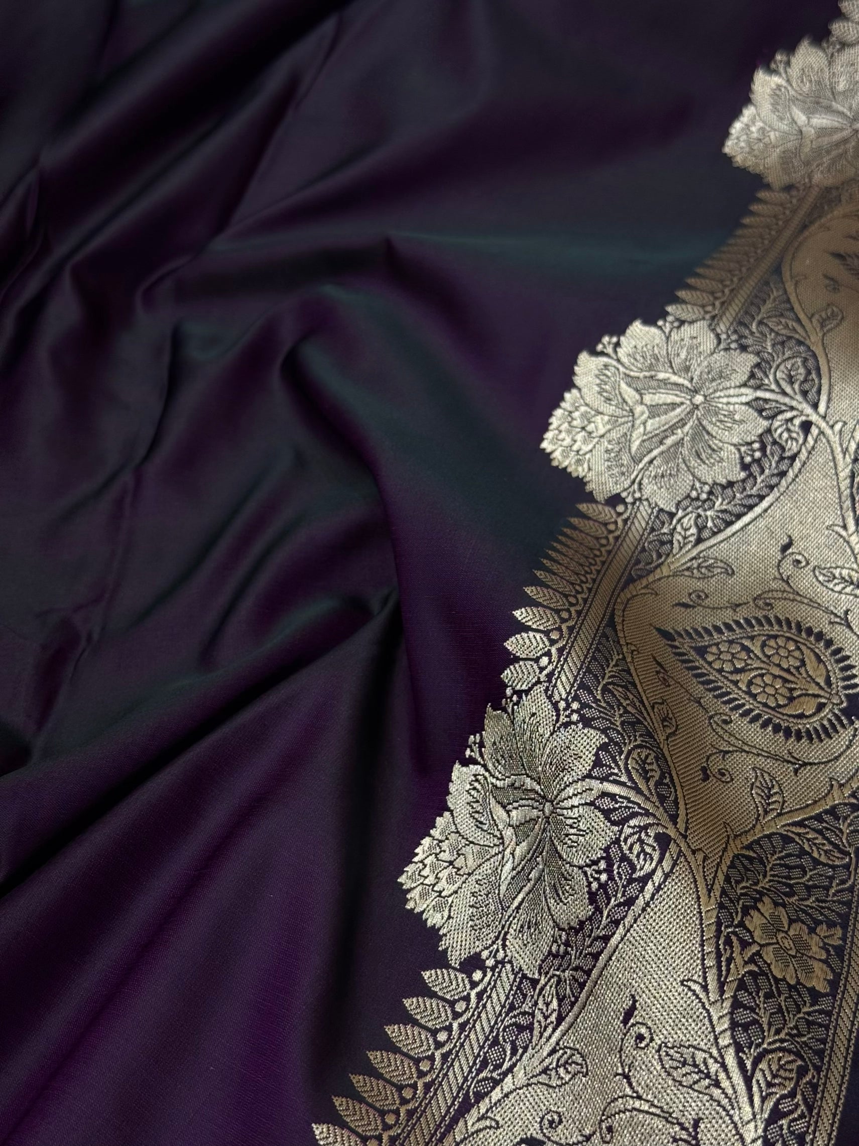 Wine shades Mashru Silk Saree for Festive Season MSM 25