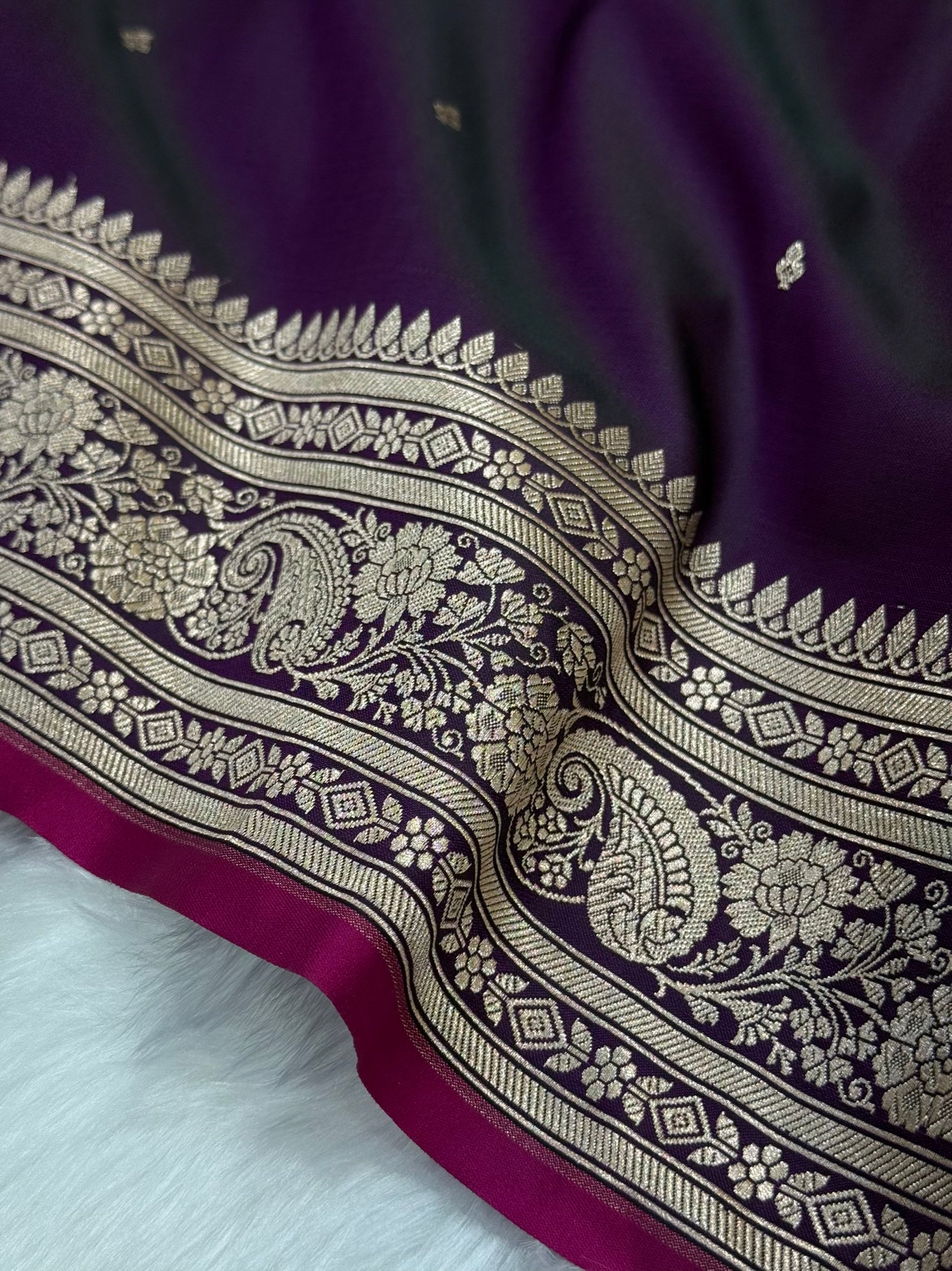 Wine Shades Mashru Silk Saree for Festive Seasons MSM 66