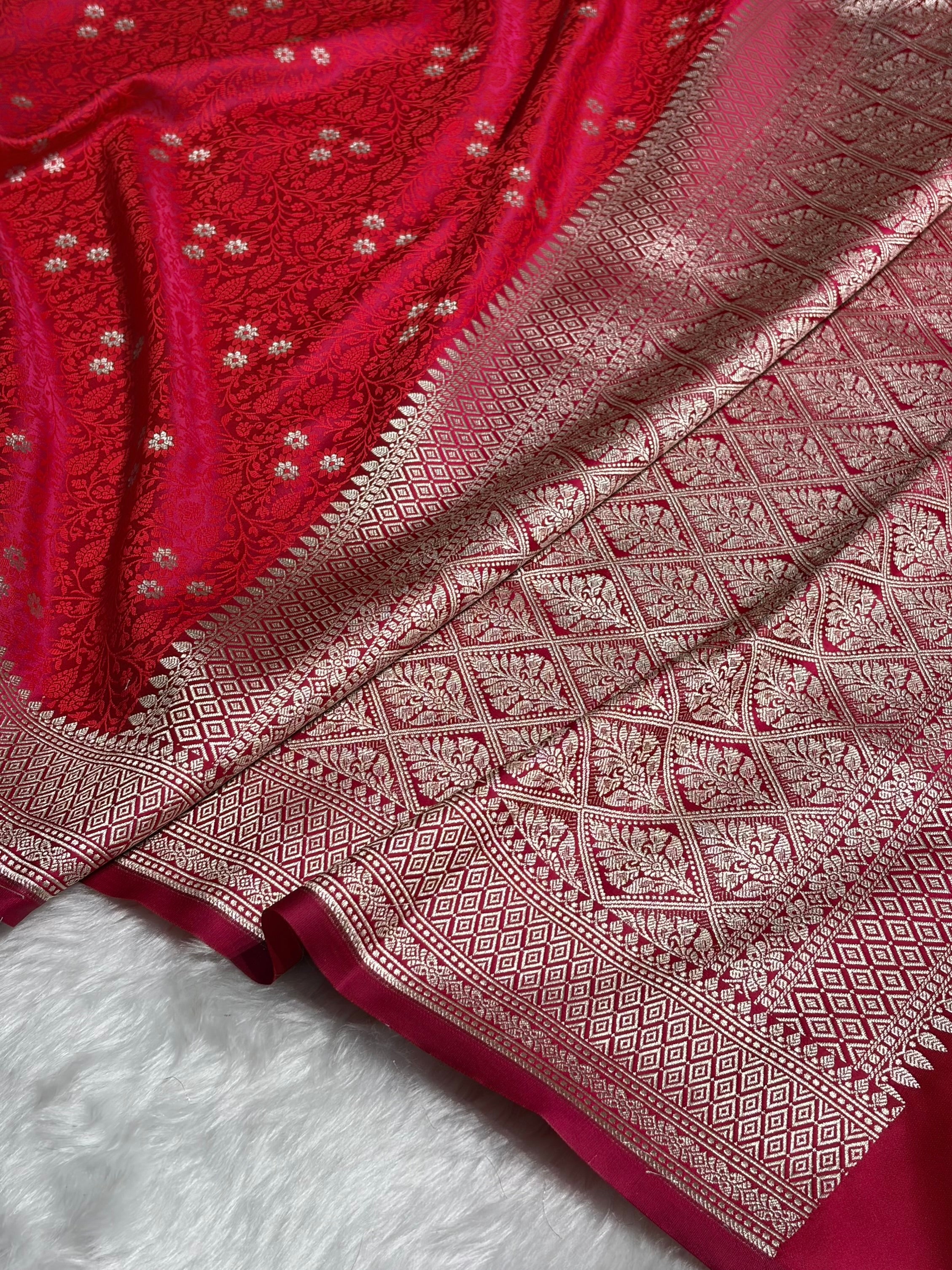 Rani Shades Tanchoi Motif Mashru Silk Saree MST-12