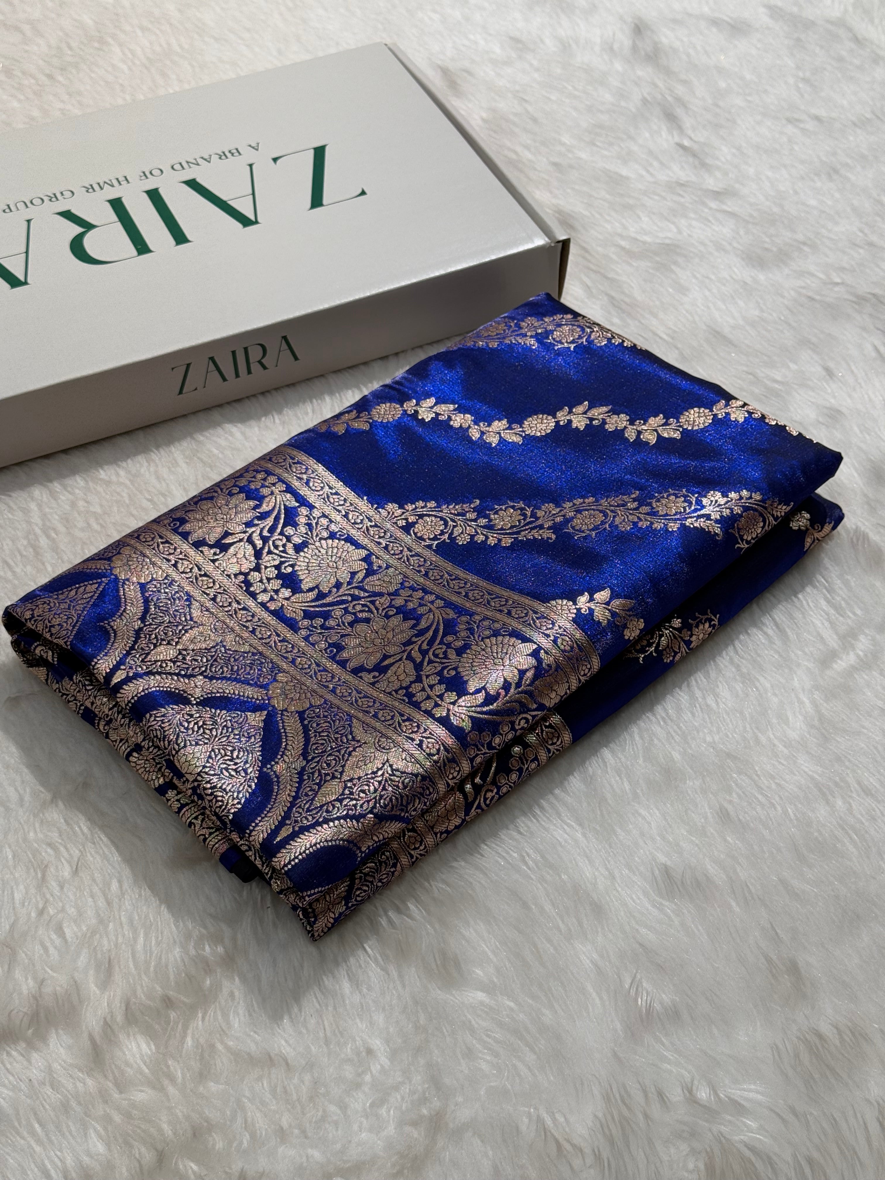 Ultra Light Weight Satin Silk Royal Blue SS10