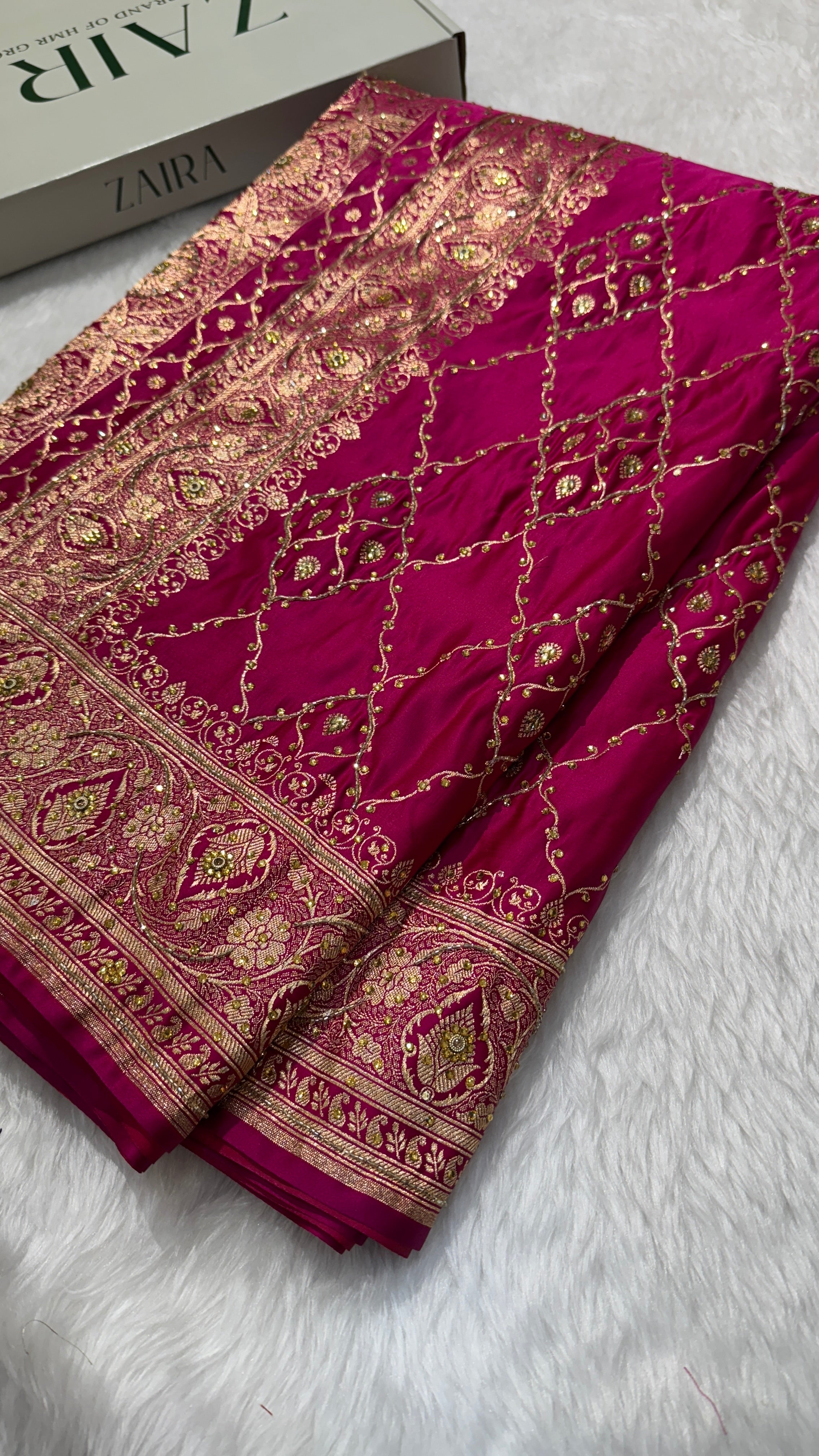 Bridal Rani Jaal with Ari and Stone