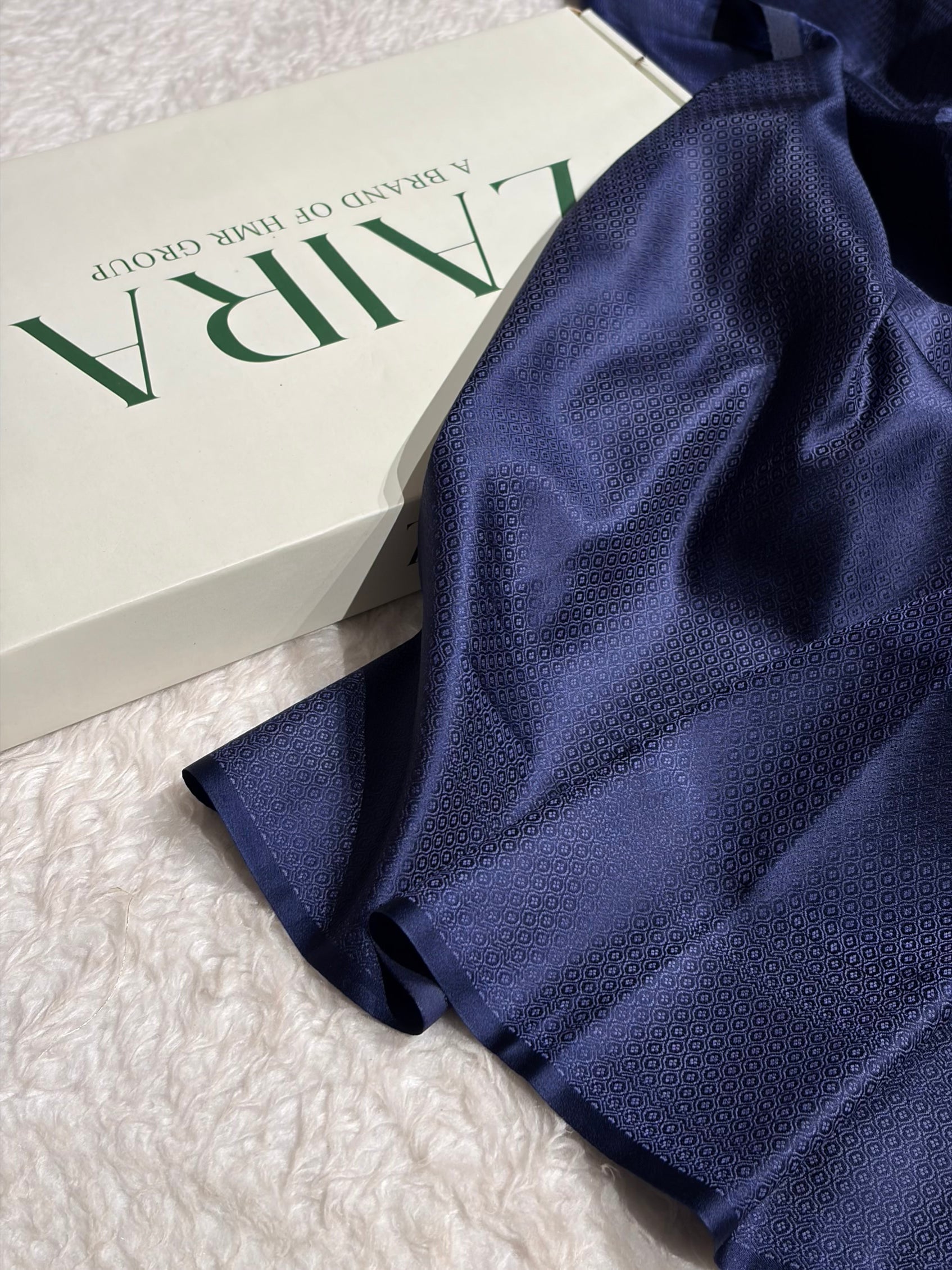 Navy Blue Jamawar Tanchoi With Minakari Jaal Katan Silk Saree SKTM-25