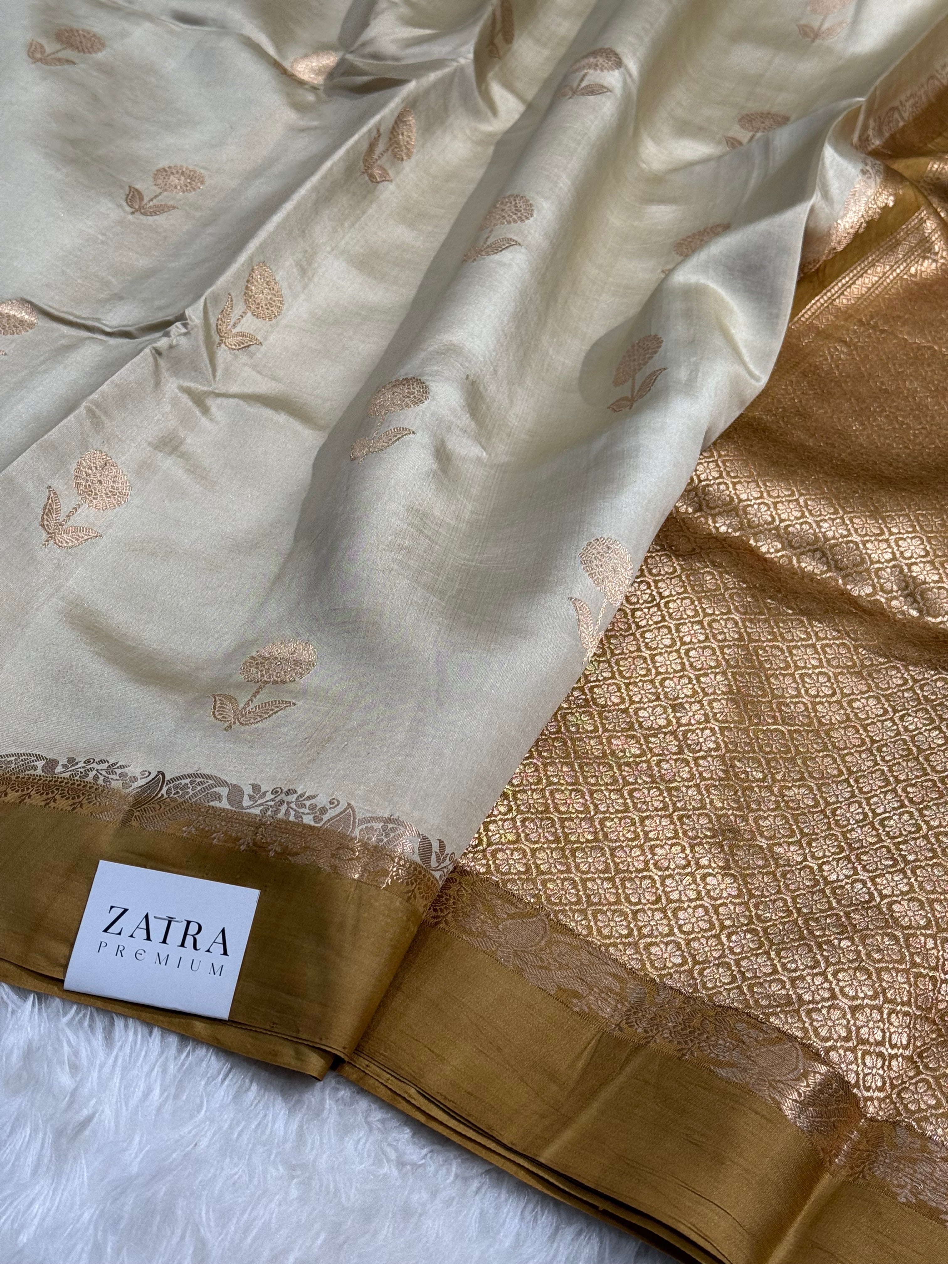 Tussar Brown Handwoven Paper Mango Silk