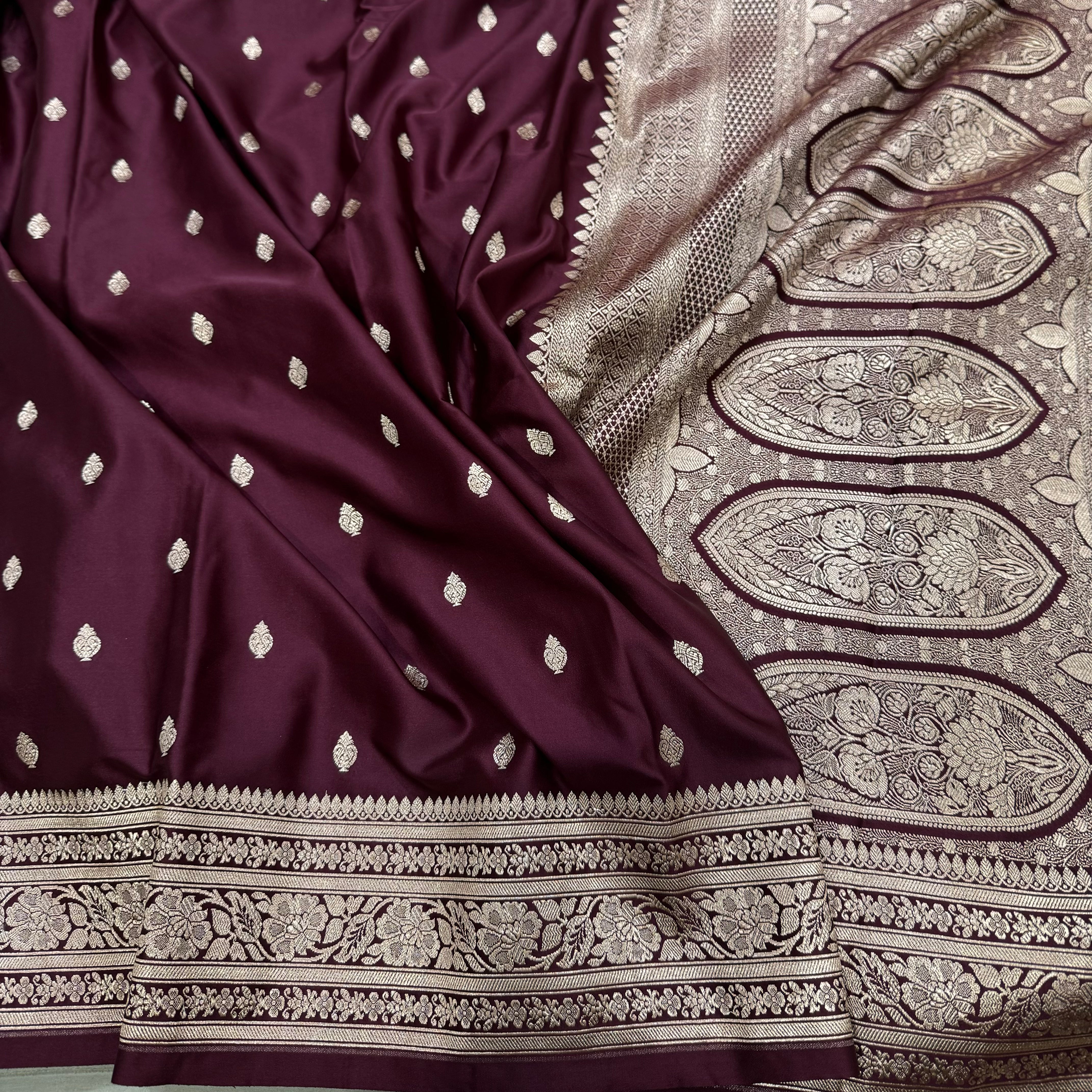 Chocolate Shades Mashru Silk