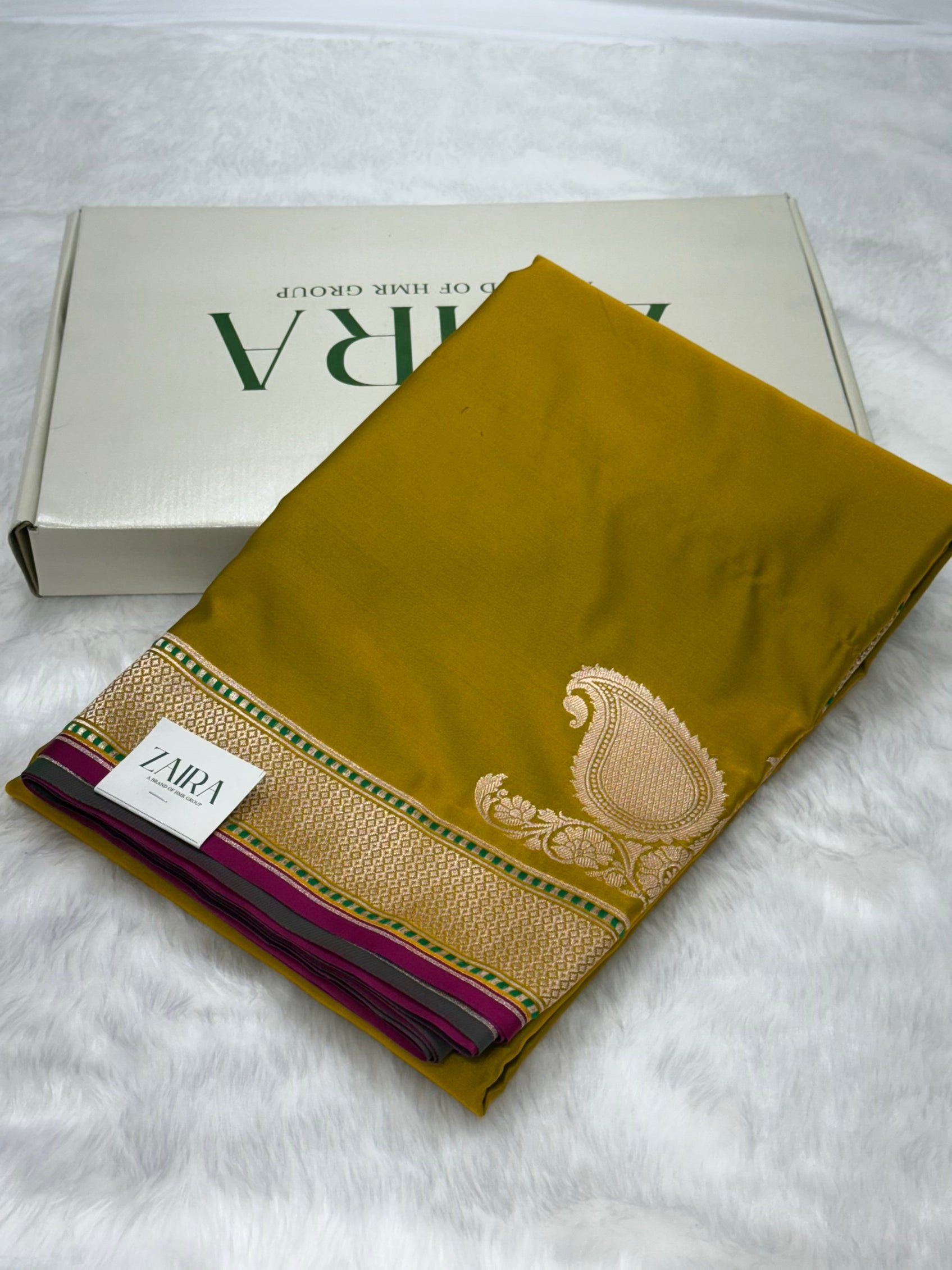 Plain Mashru with Mehendi Green Shades MSM 51