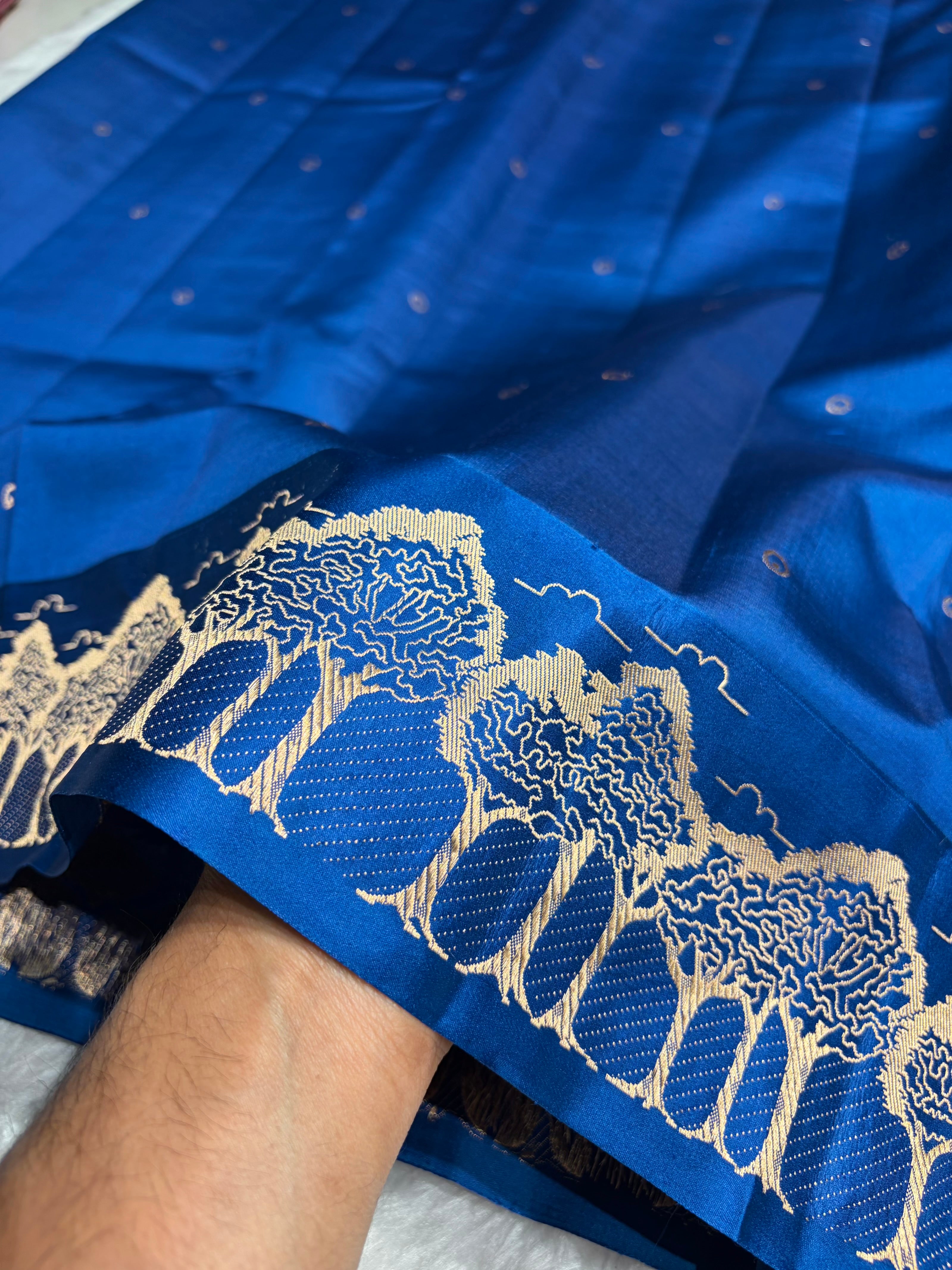 Purple Shades Handwoven Pure Raw Mango Silk RM-63