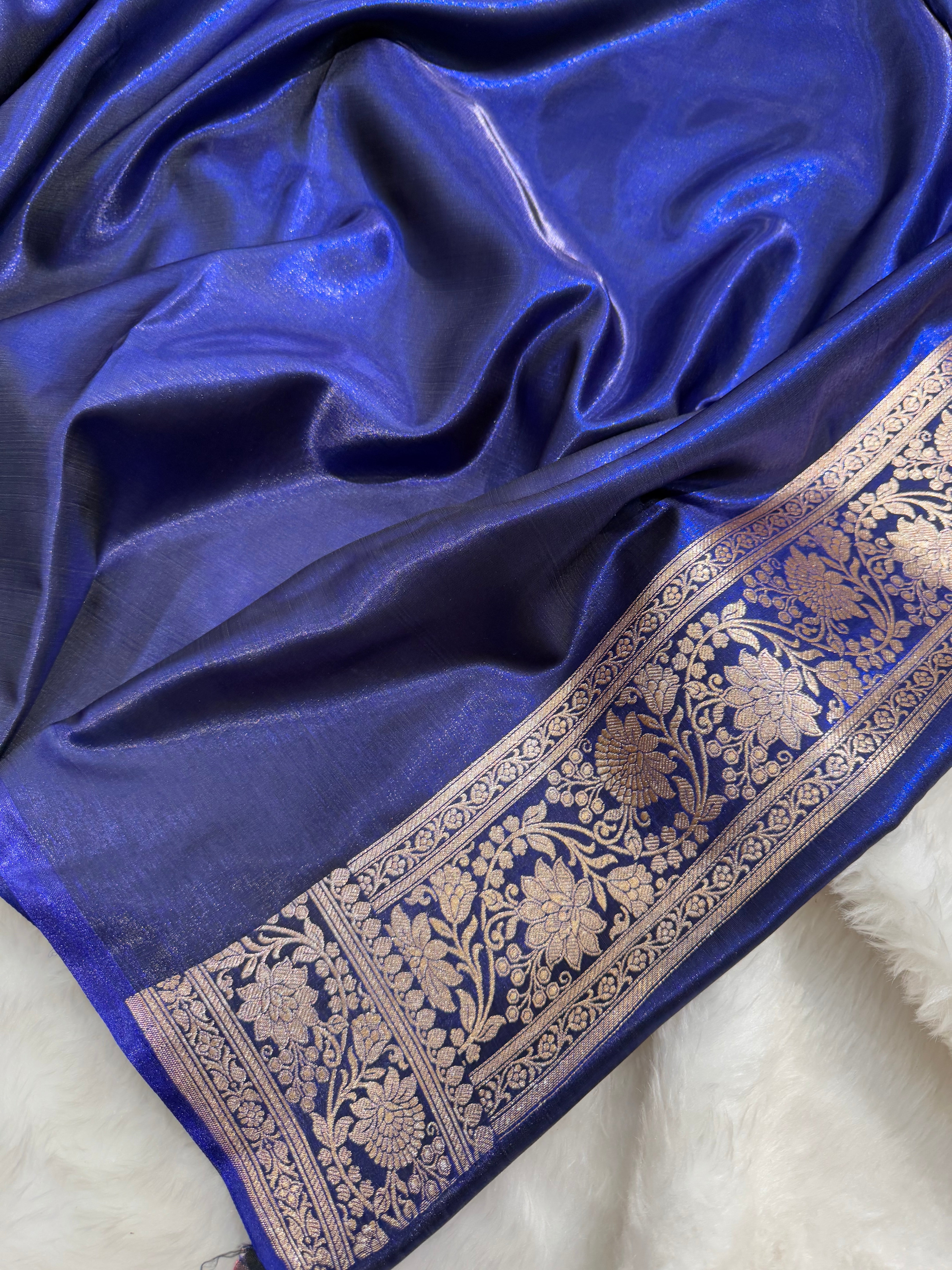 Ultra Light Weight Satin Silk Royal Blue SS10