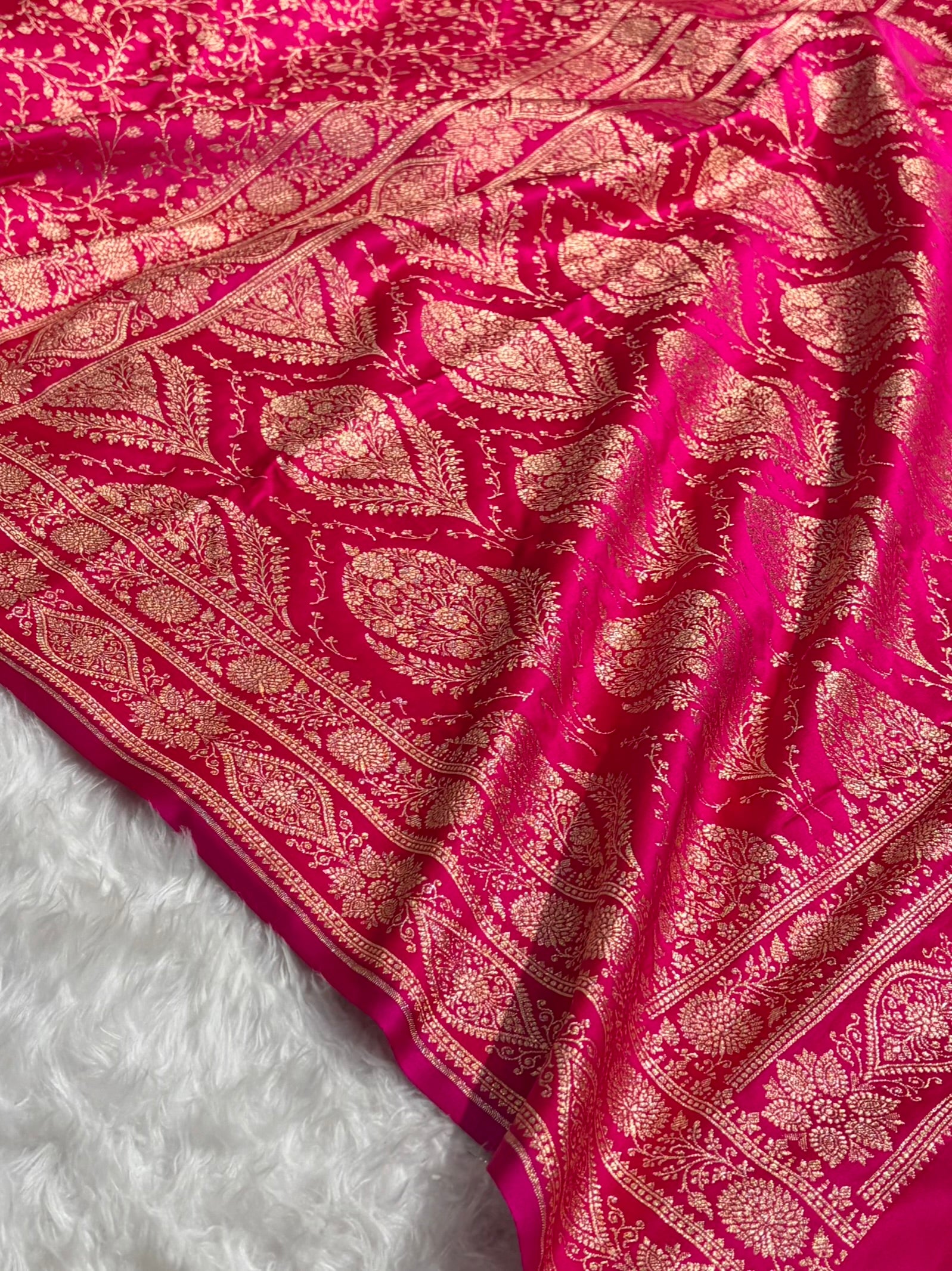 Banarasi Rani Brocade Soft Katan Silk Saree SKB-05