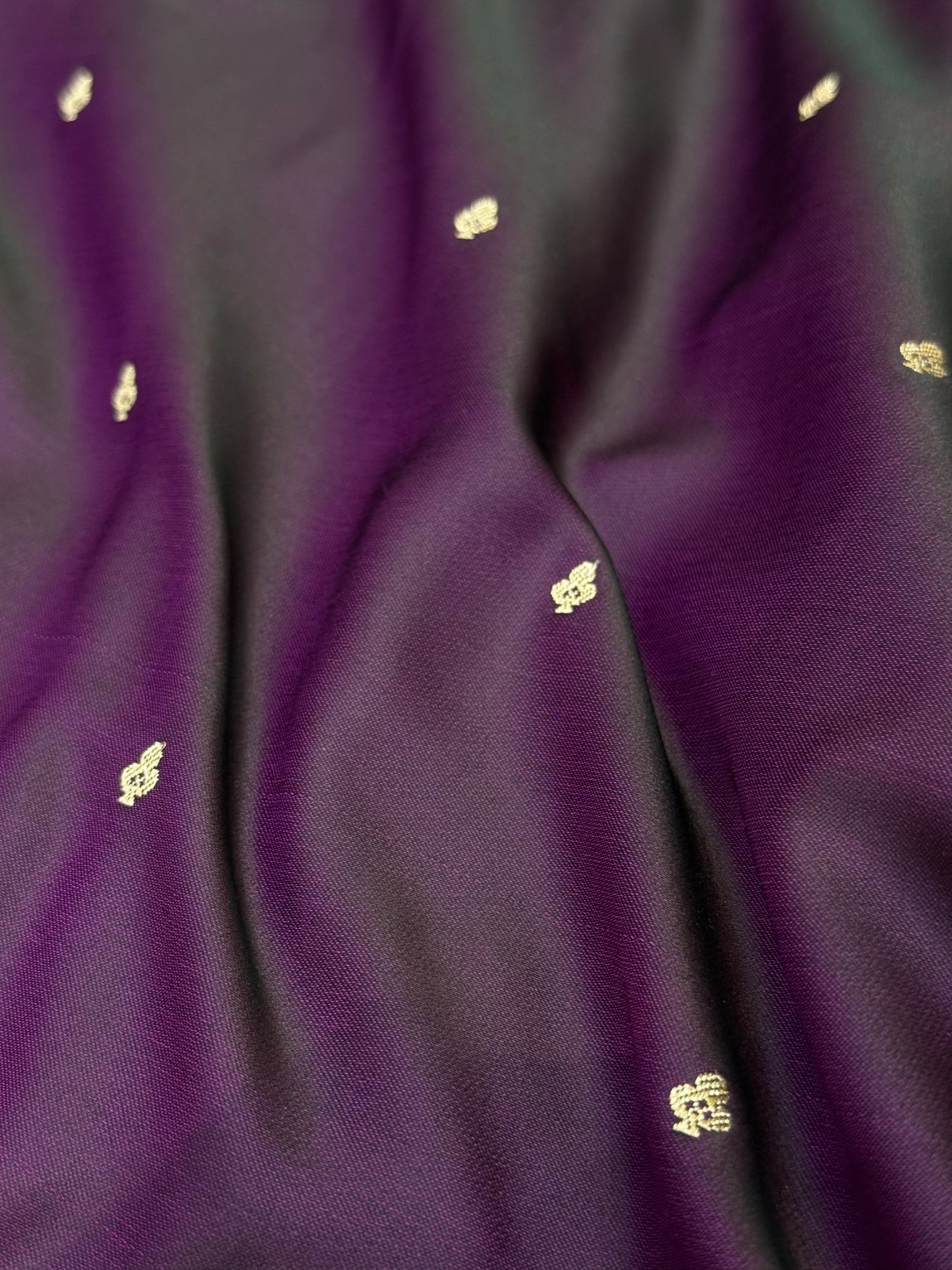 Wine Shades Mashru Silk Saree for Festive Seasons MSM 66