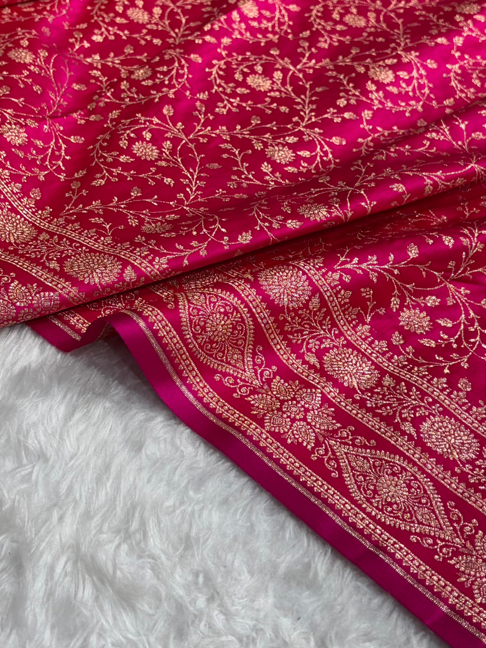 Banarasi Rani Brocade Soft Katan Silk Saree SKB-05