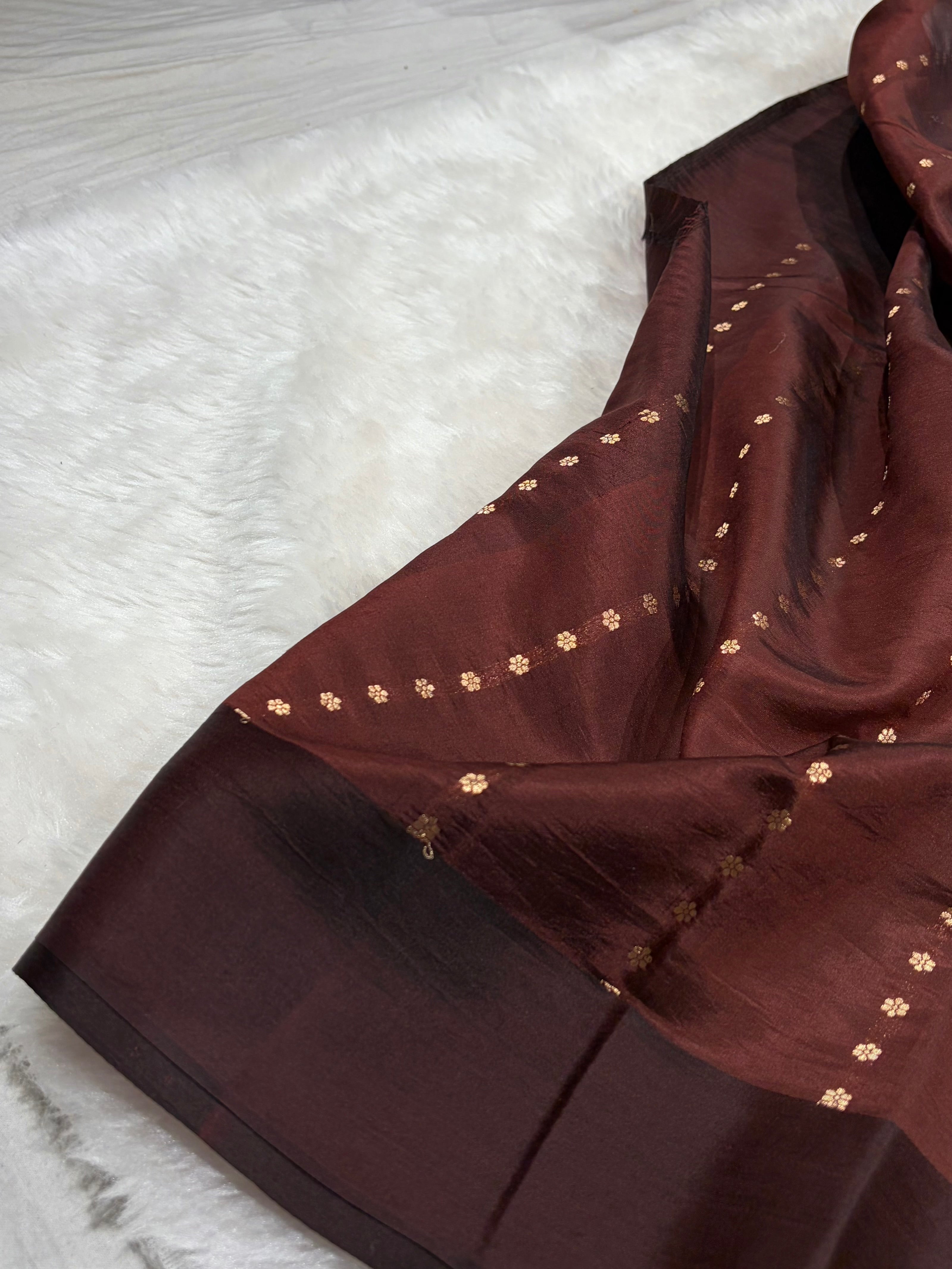 Chocolate Shades Meena Boota Handwoven Paper Silk RM-24