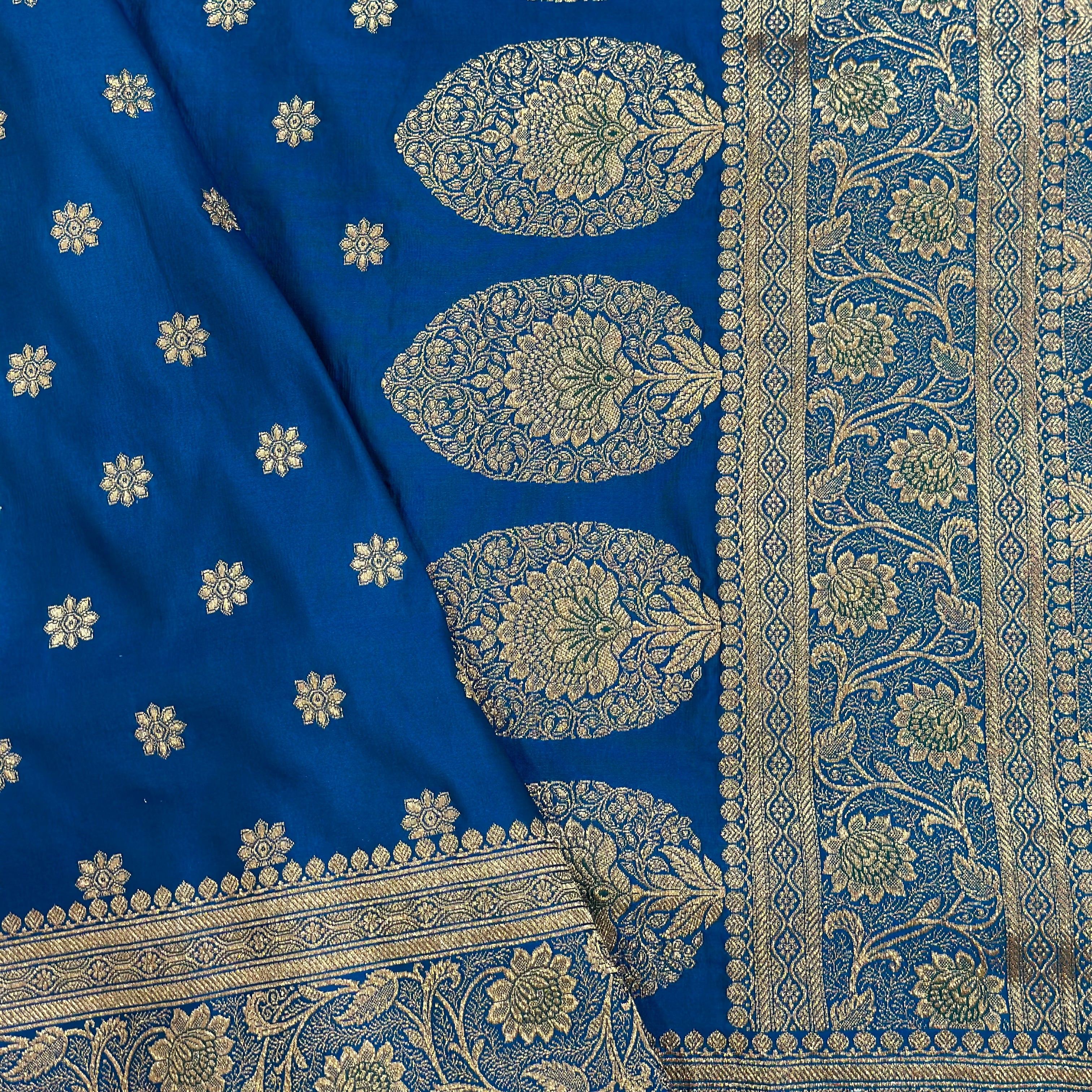 Firozy Satin Katan Boota with Beautiful Motif