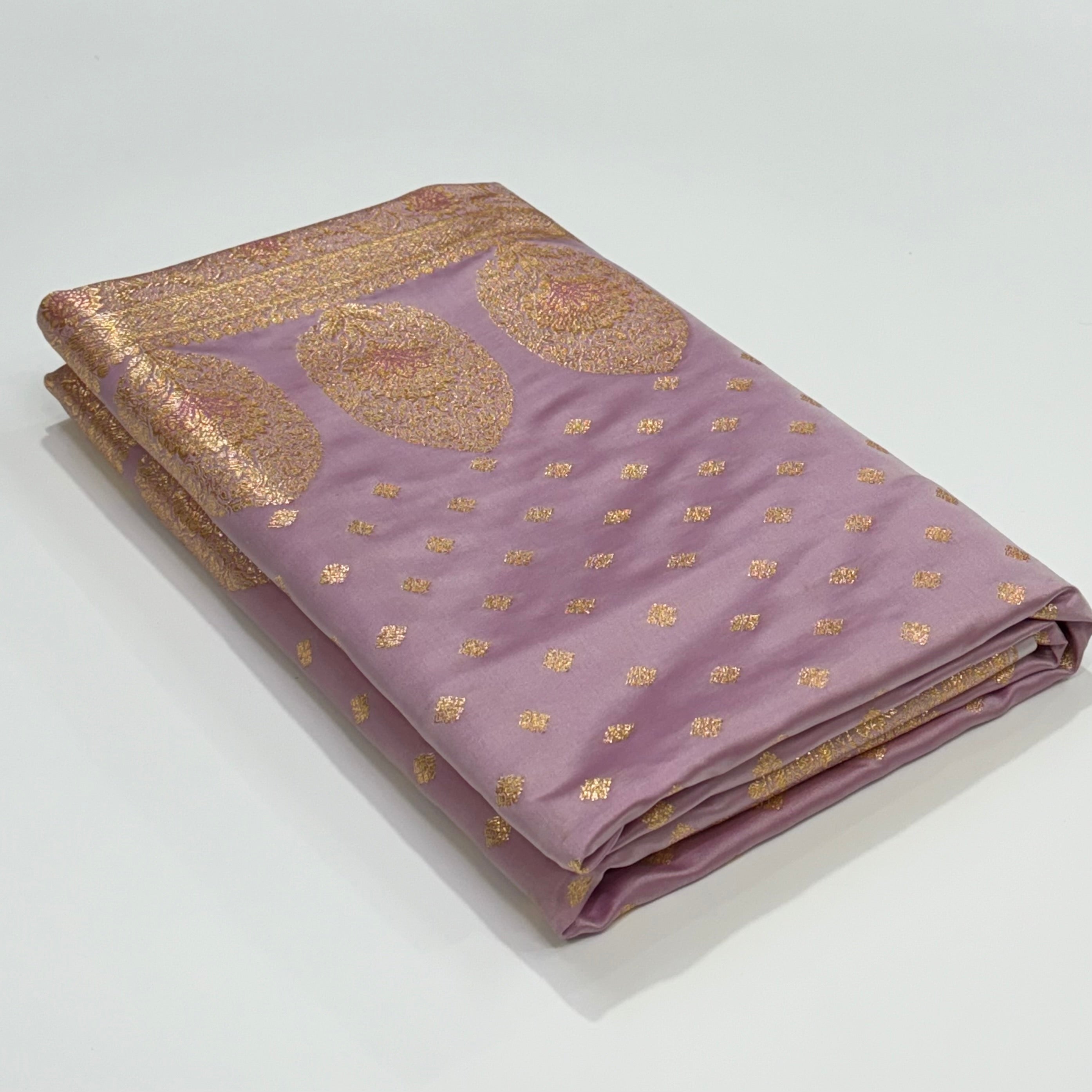 New Katan Silk Saree In Lilac Shades