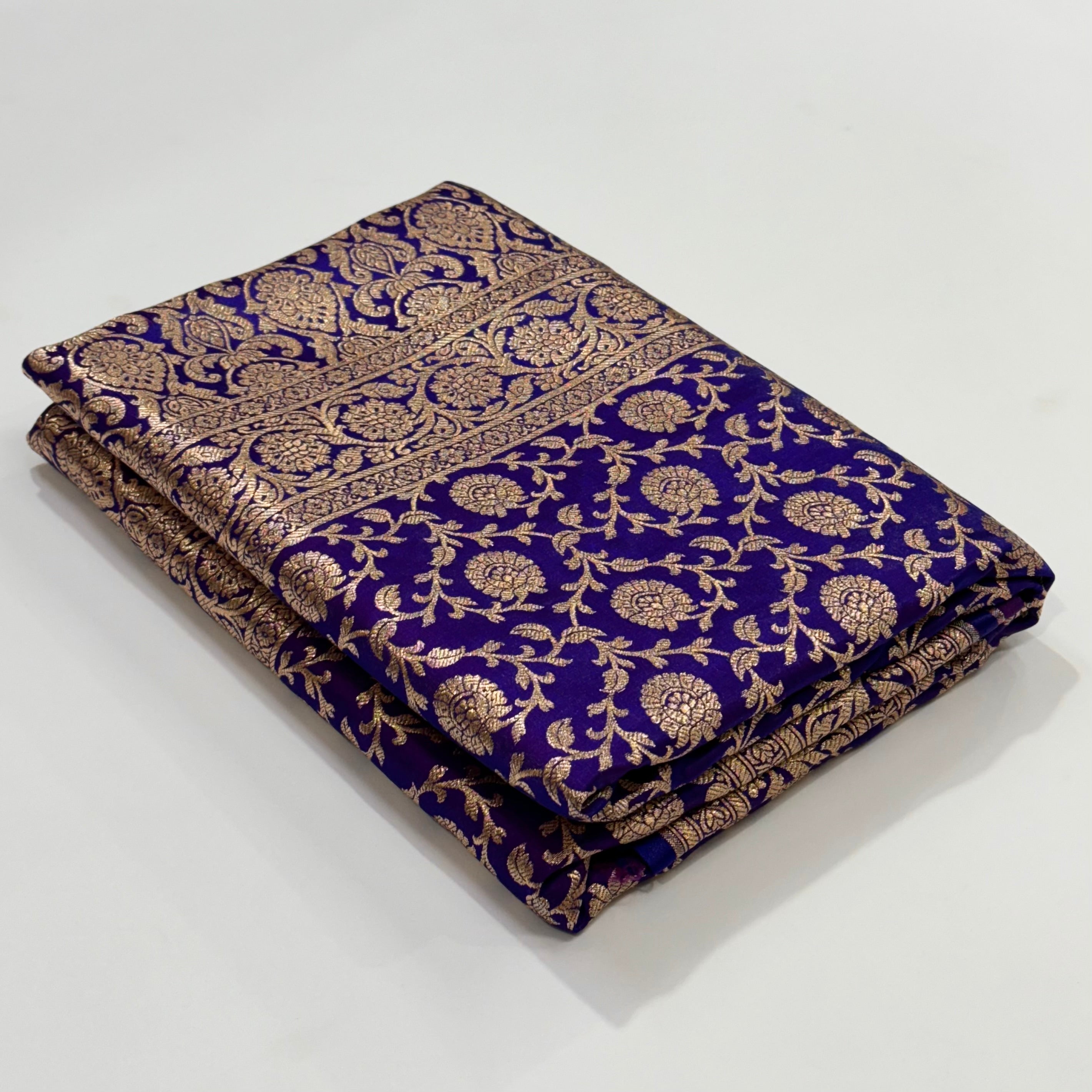 Satin Silk Jaal in Purple Shades SS21