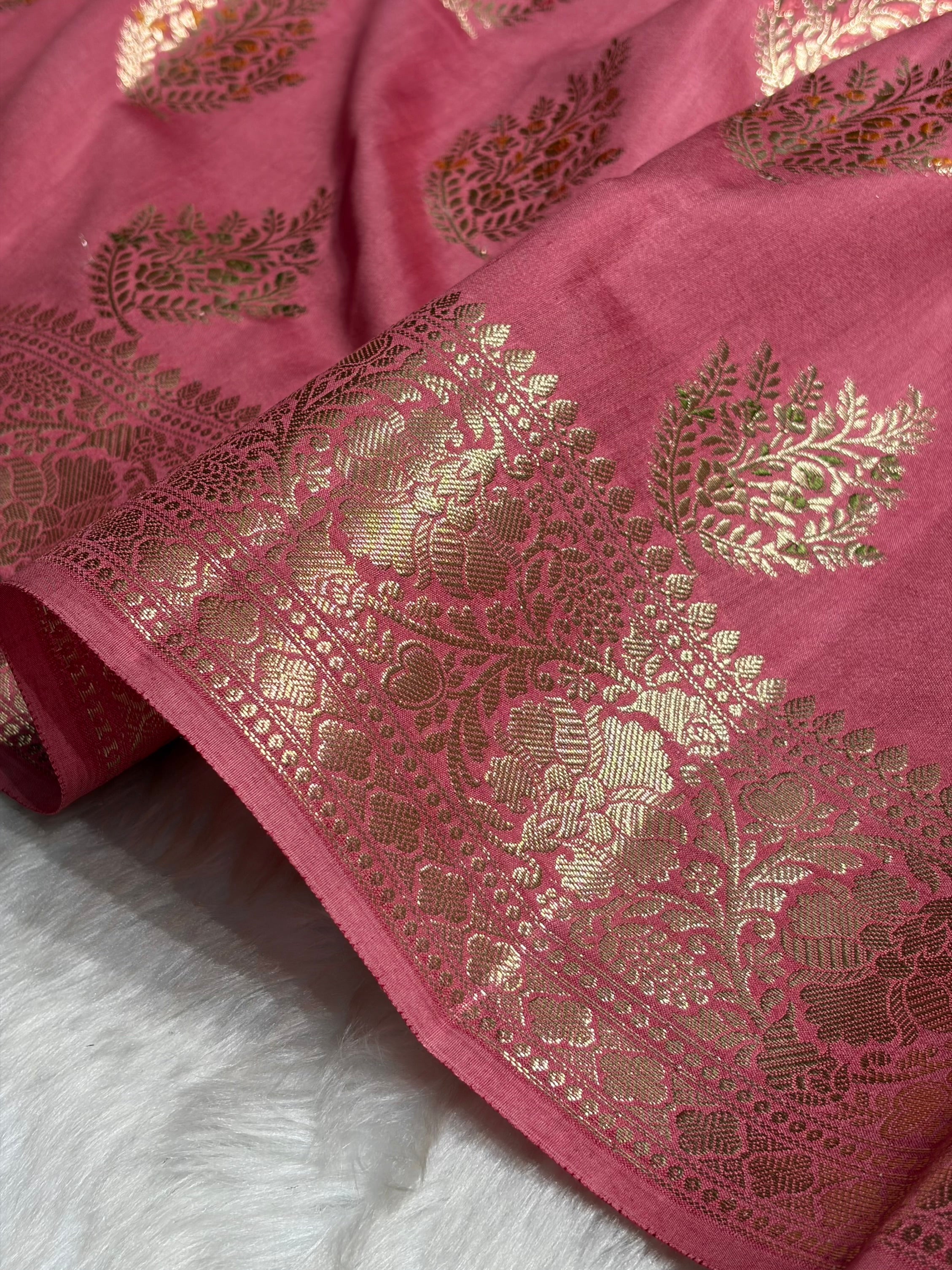 Minakari Gajri Shades Pure Chiniya Silk CH-02