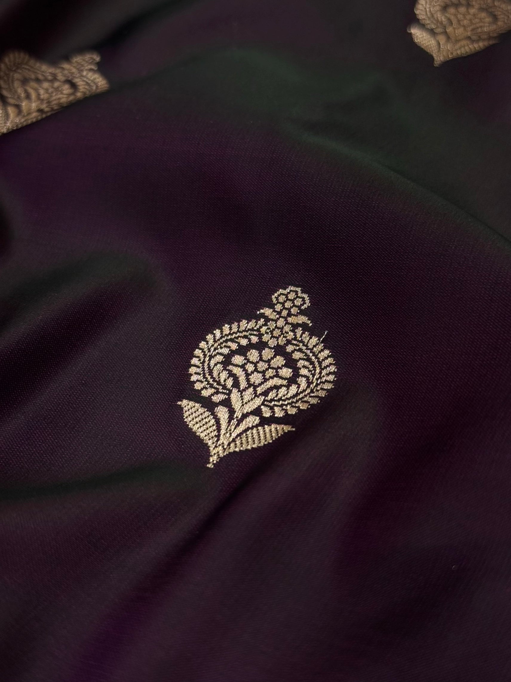 Wine shades Mashru Silk Saree for Festive Seasons MSM 24