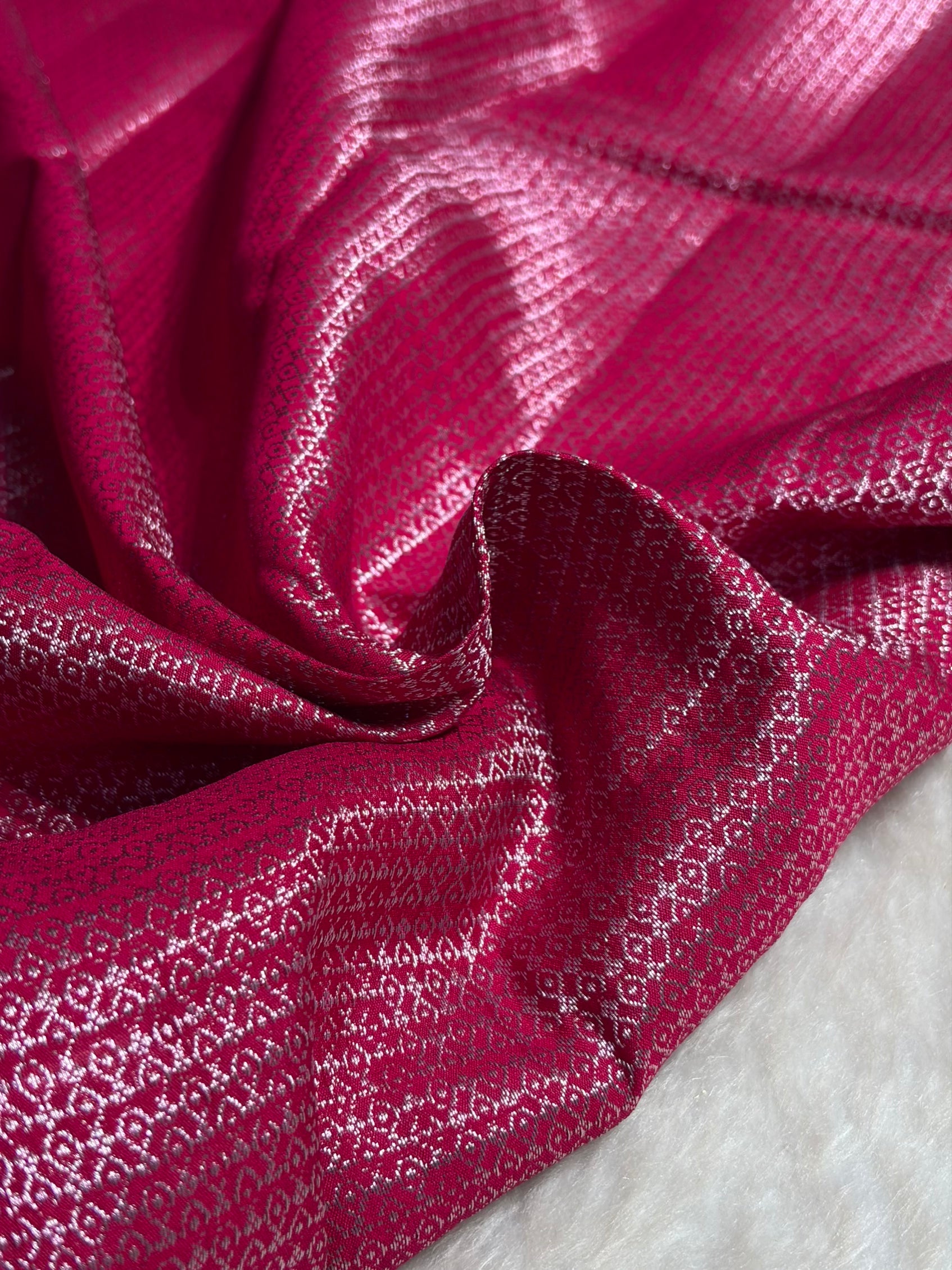Minakari Pink Shades Pure Chiniya Silk CH-01