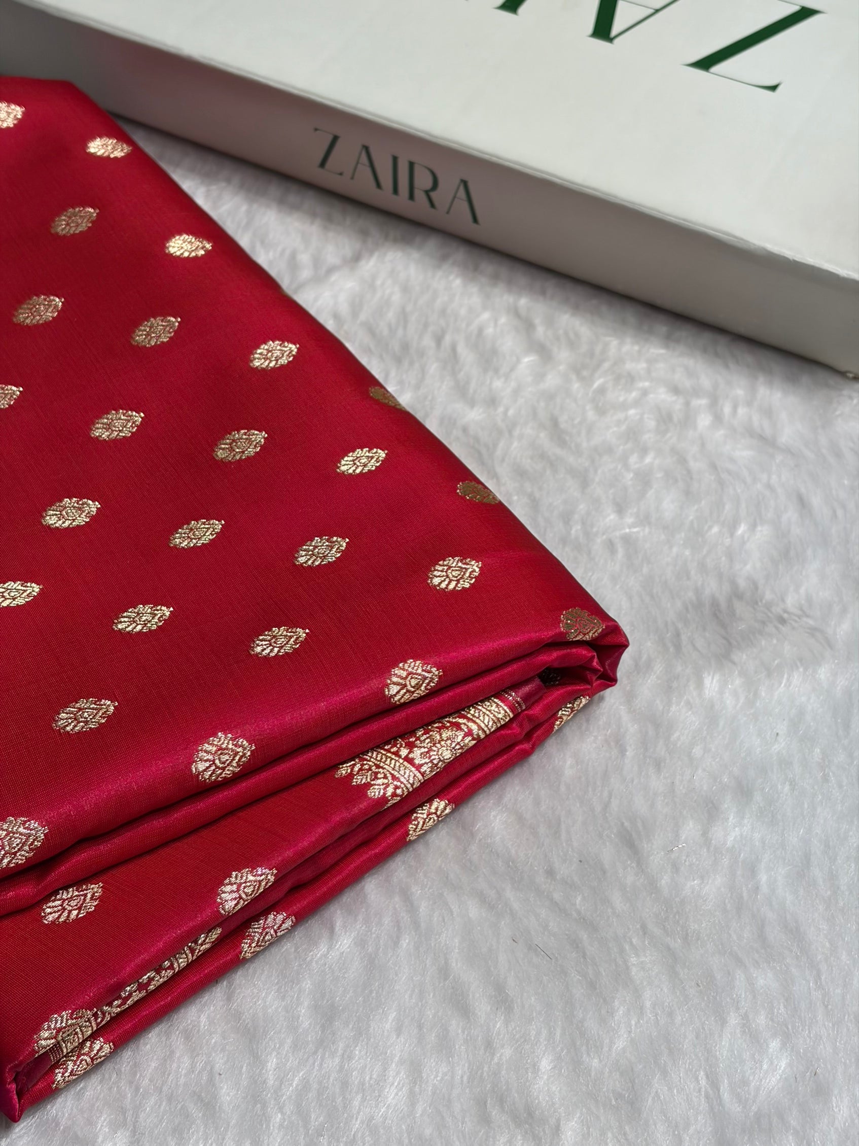 Cross Rani Shades Banarasi Satin Silk Saree SS36