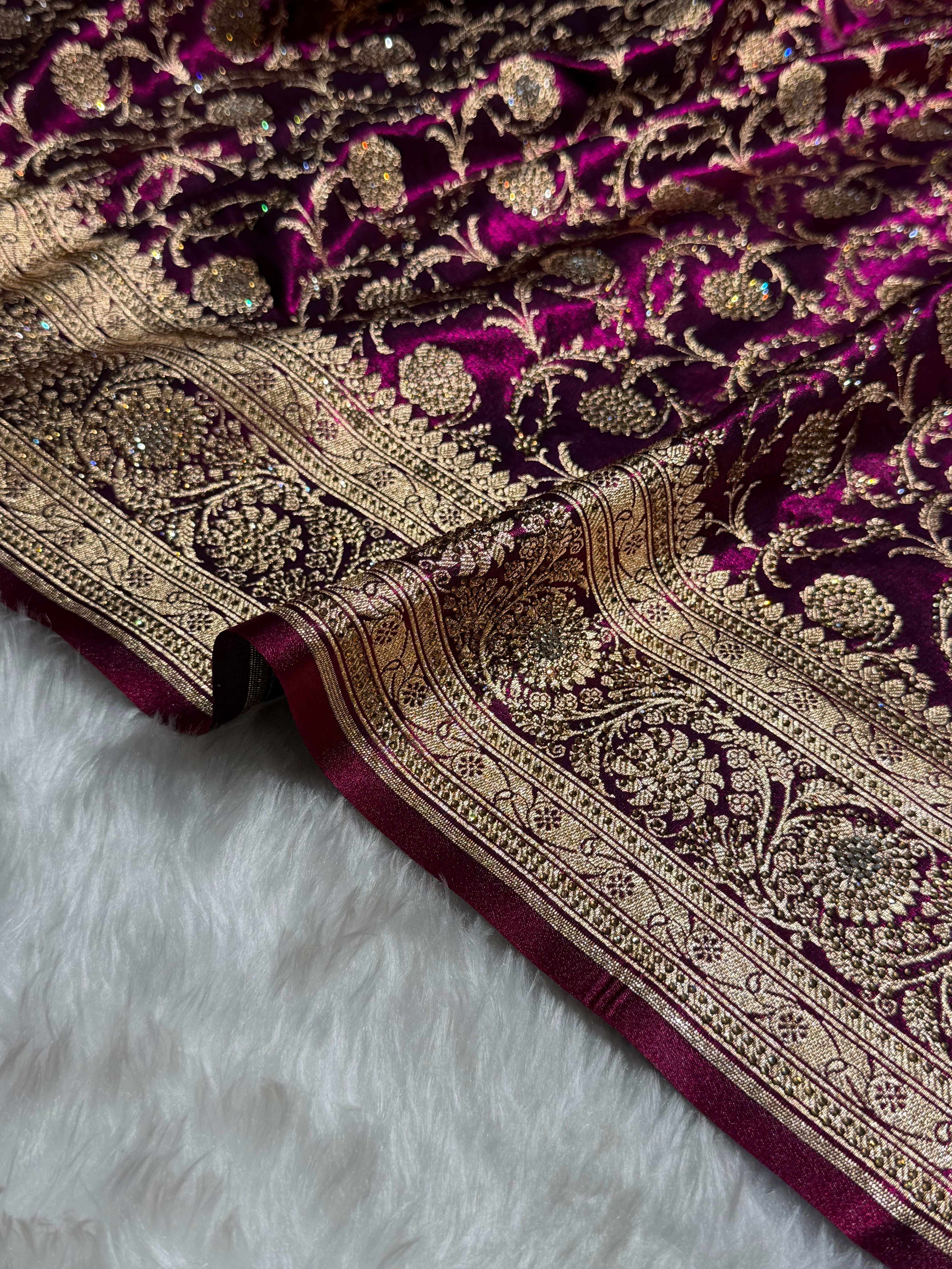 Bridal Wine Jaal with Swarovski Stone BSS13 (E)