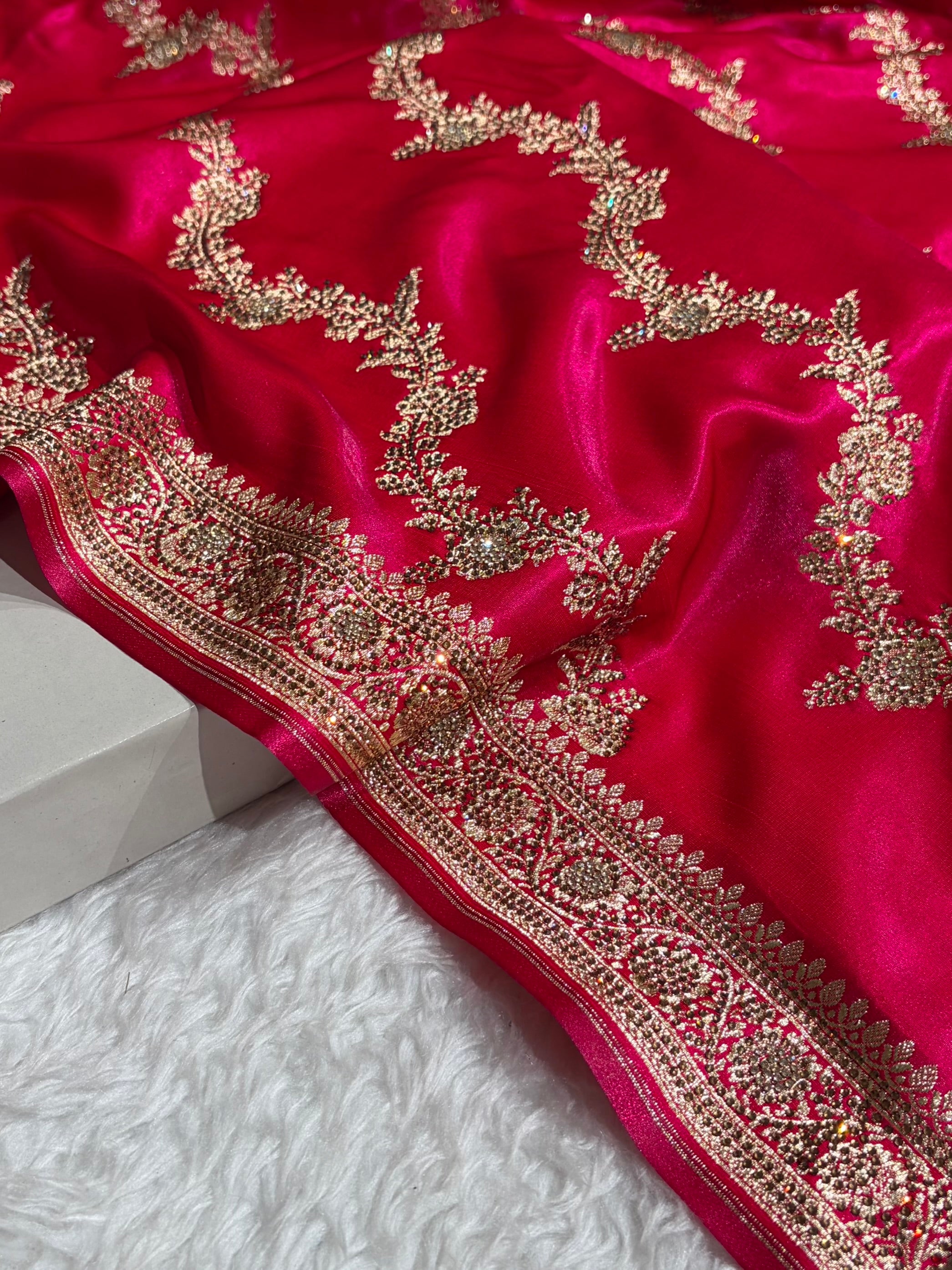 Bridal Rani Cross with Bananasi Swarovski Stone Work BSS35