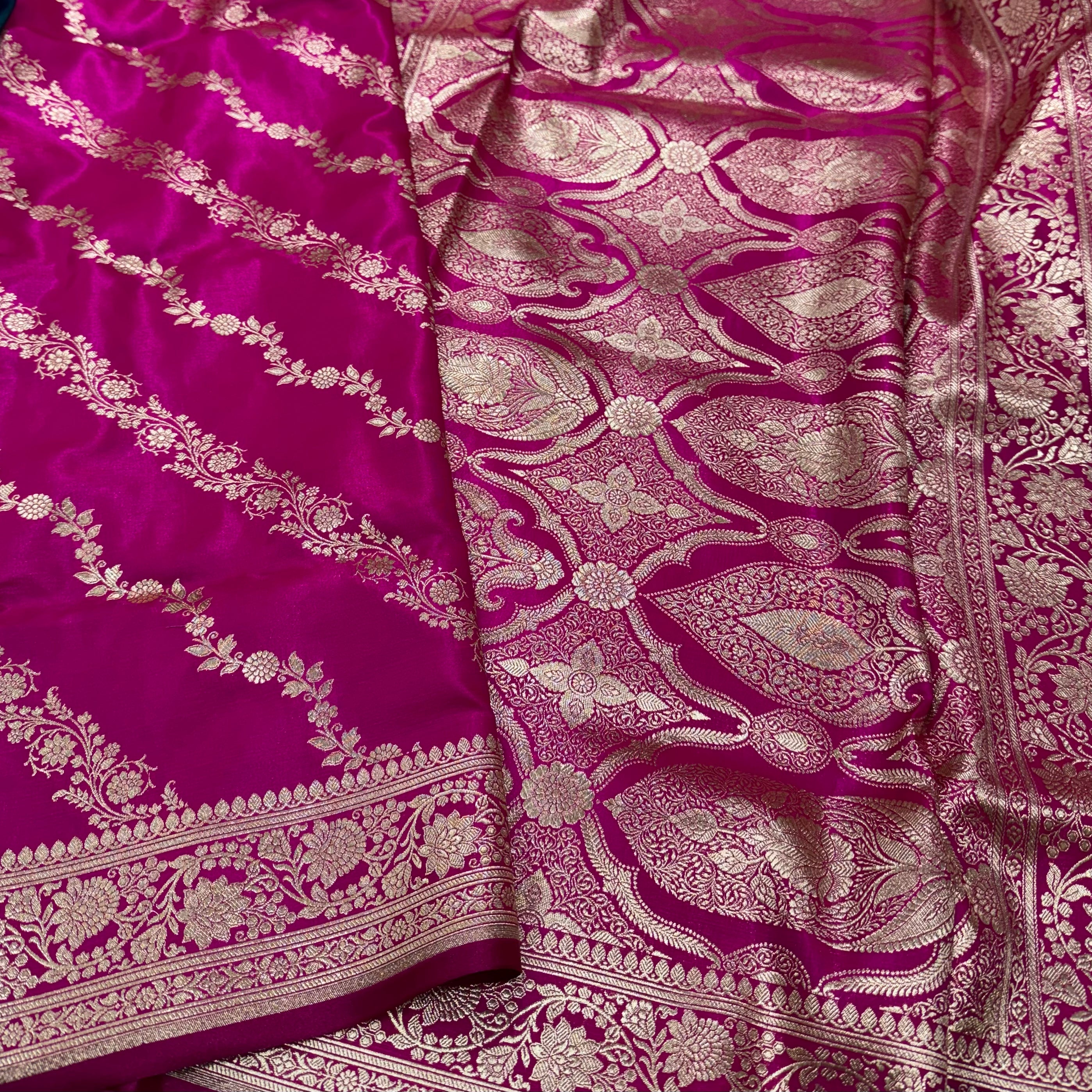 Ultra Light Weight Satin Silk Cross Rani Shades SS10