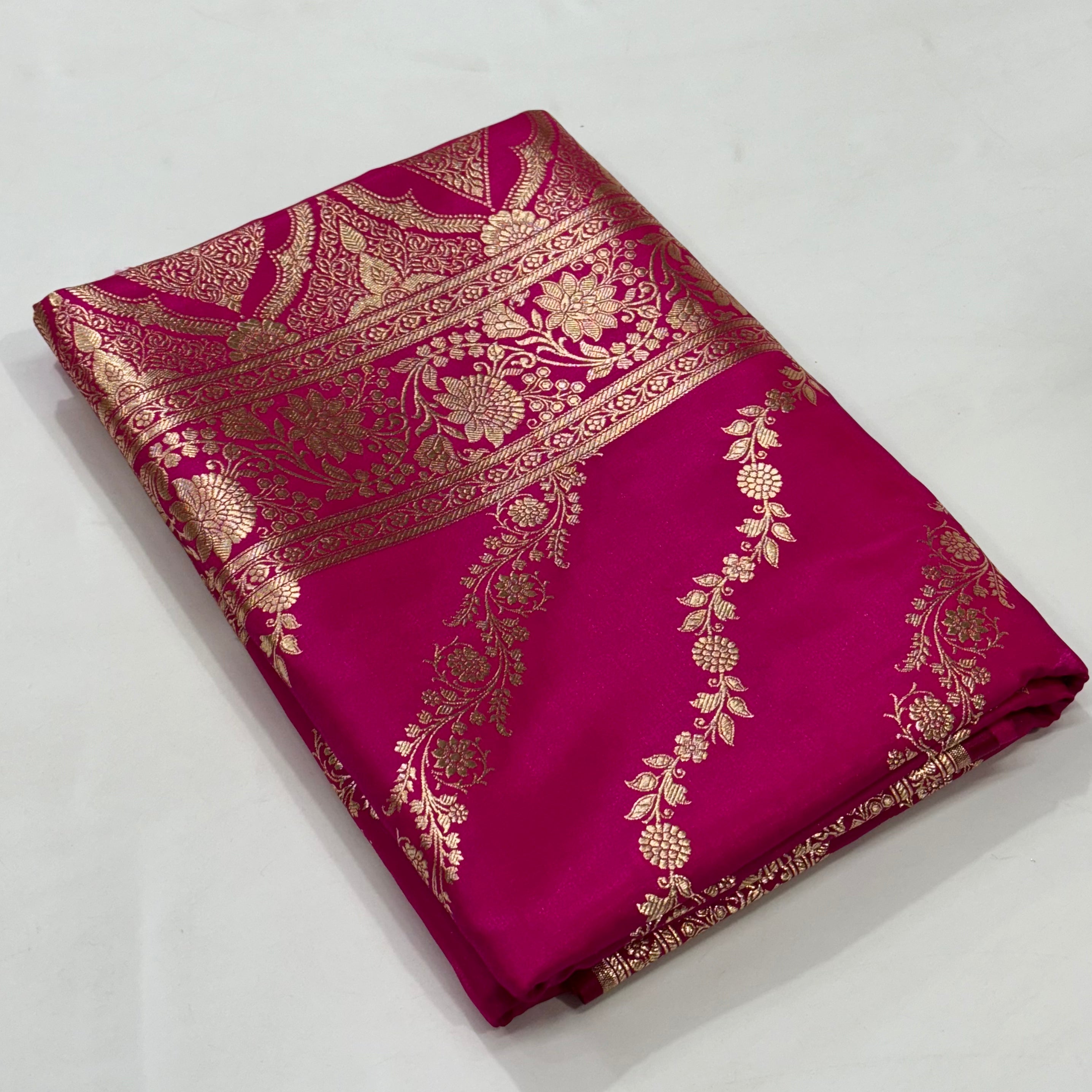 Ultra Light Weight Satin Silk Cross Rani Shades SS10