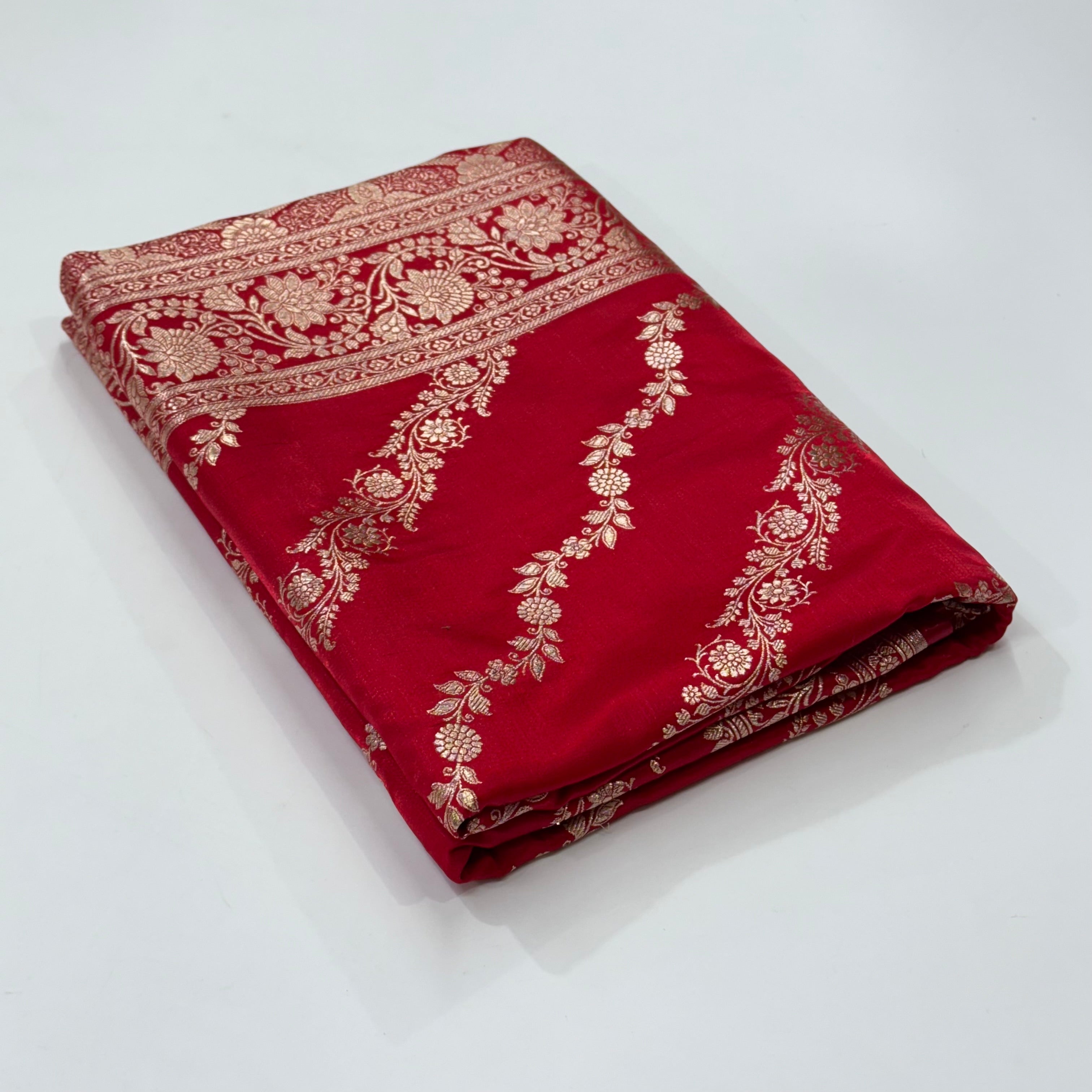 Ultra Light Weight Satin Silk Red Cross SS10