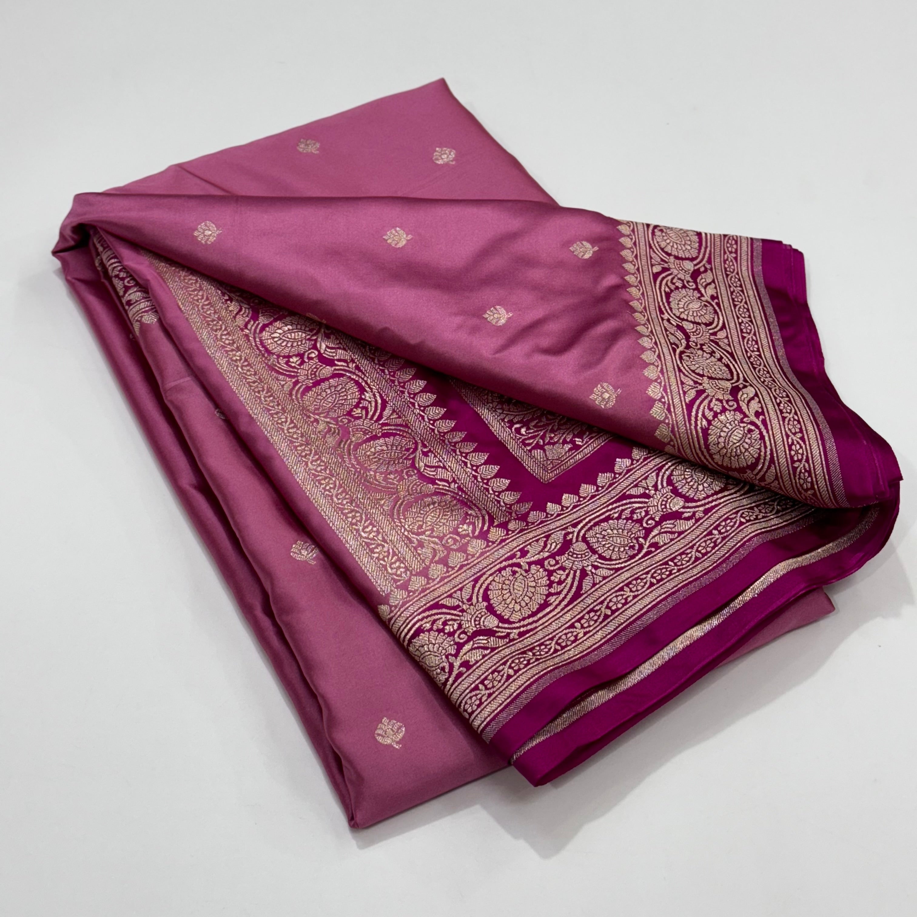 Baby pink Saree Wedding