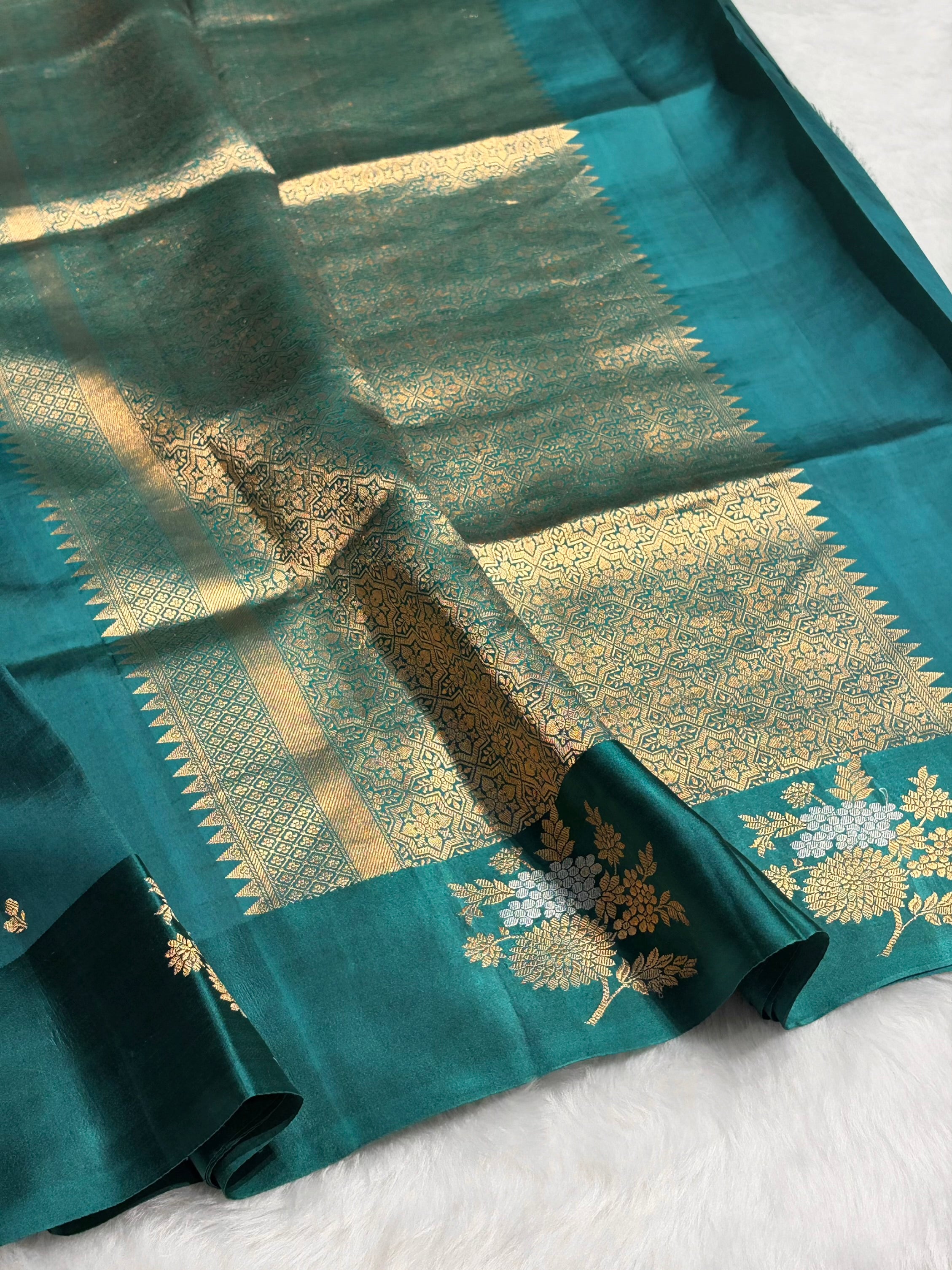 Dusty Rama Shades Boota Handwoven Pure Raw Mango Silk RM-09