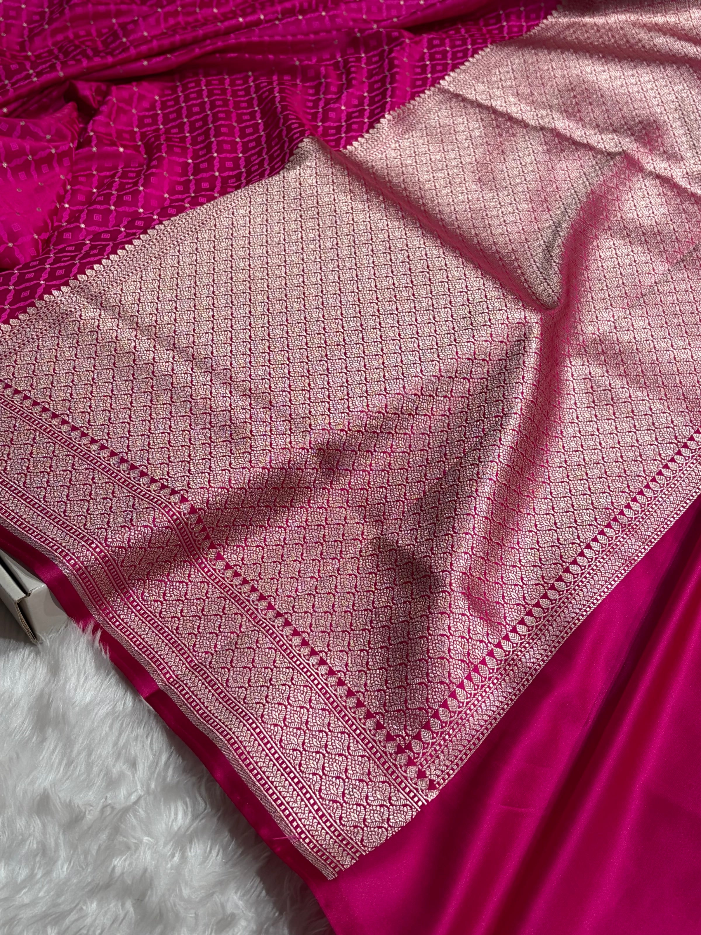 Rani Shades Tanchoi Motif Mashru Silk Saree MST-14