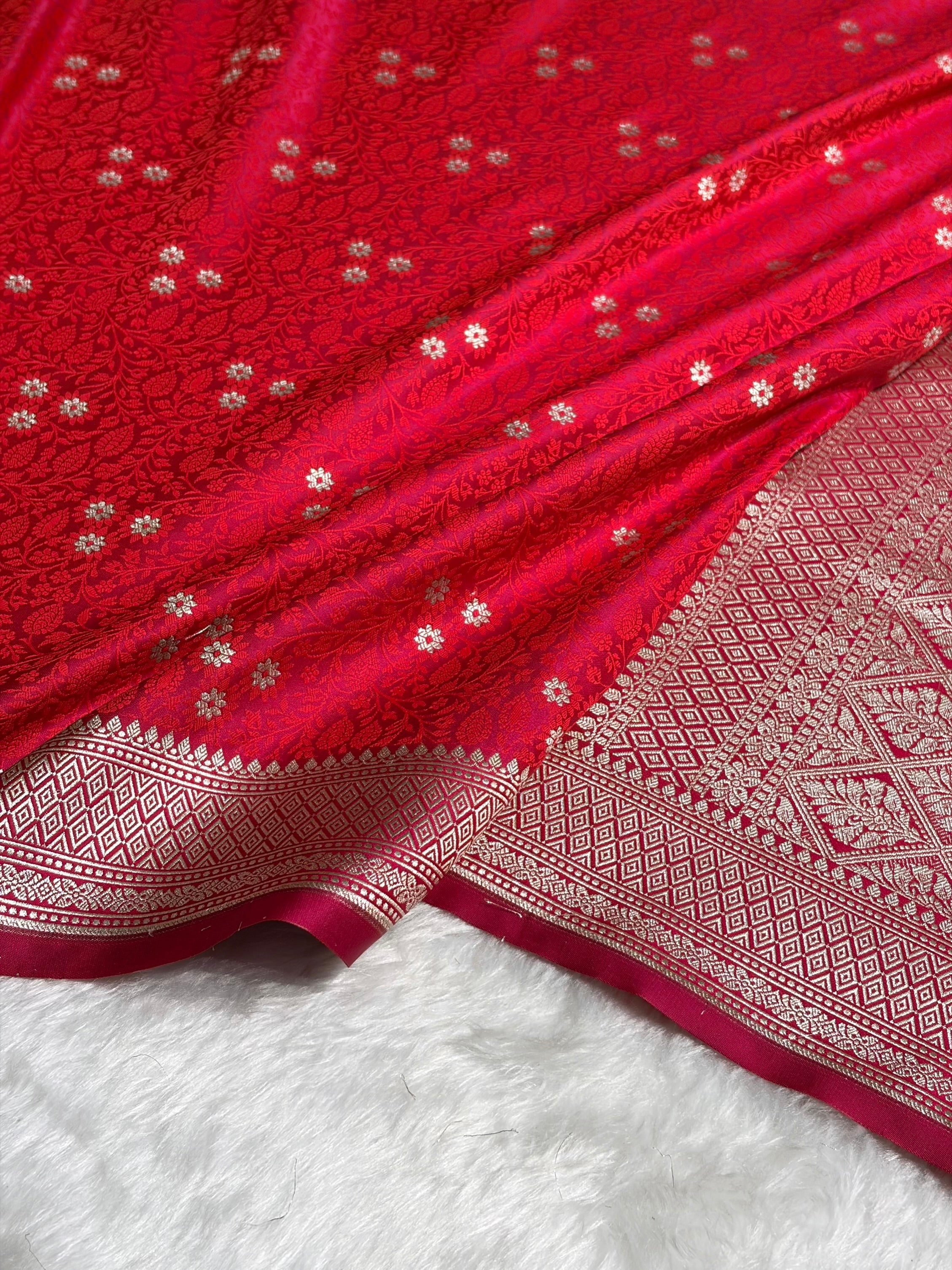 Rani Shades Tanchoi Motif Mashru Silk Saree MST-12