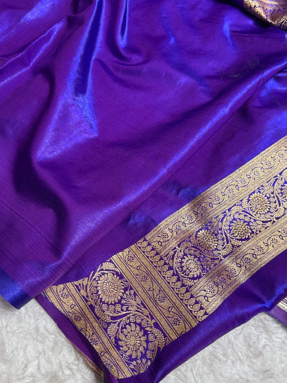 Purple Boota With Swarovski Work