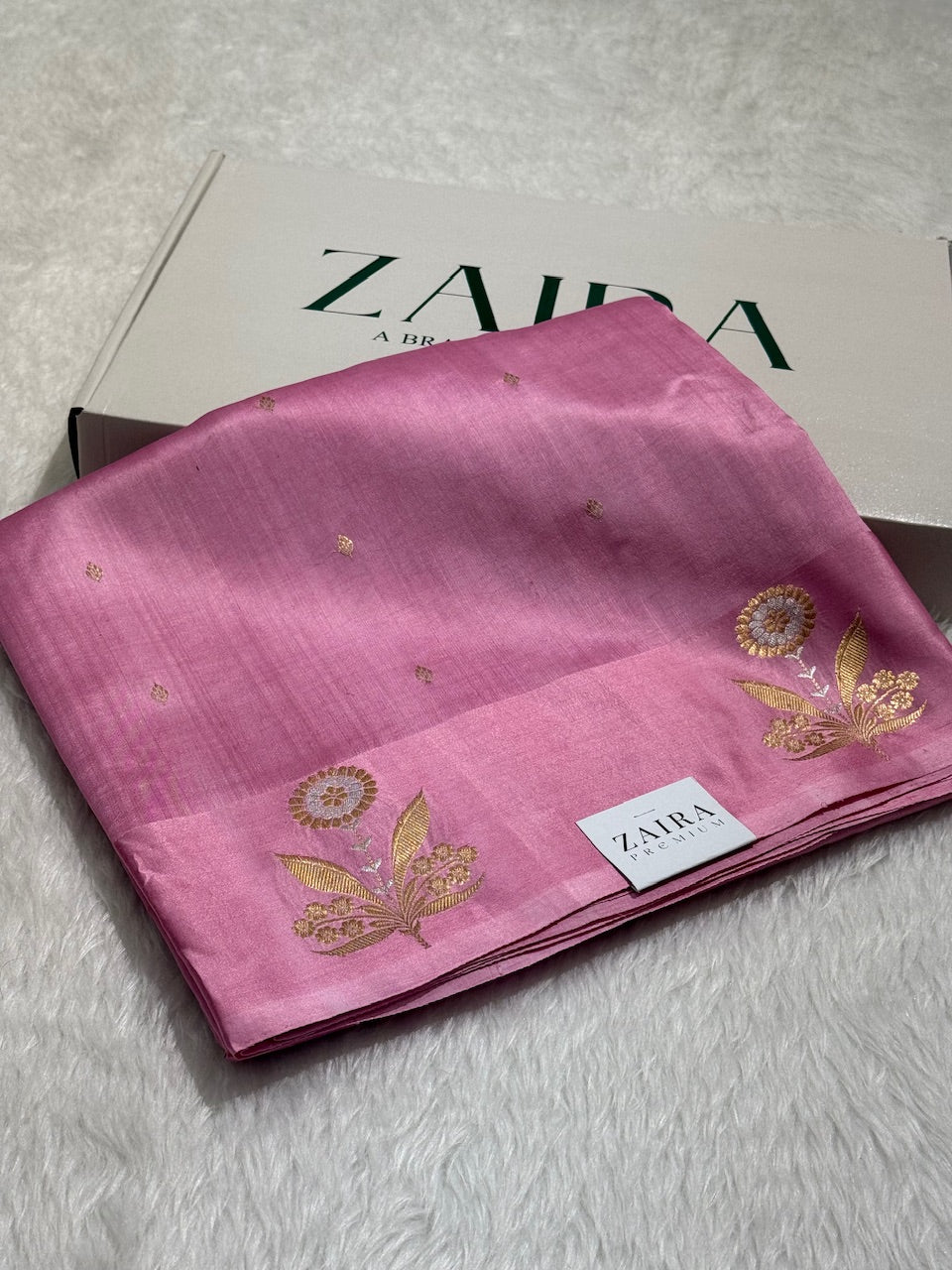 Dusty Pink Meena Skirt Handwoven Paper Mango Silk
