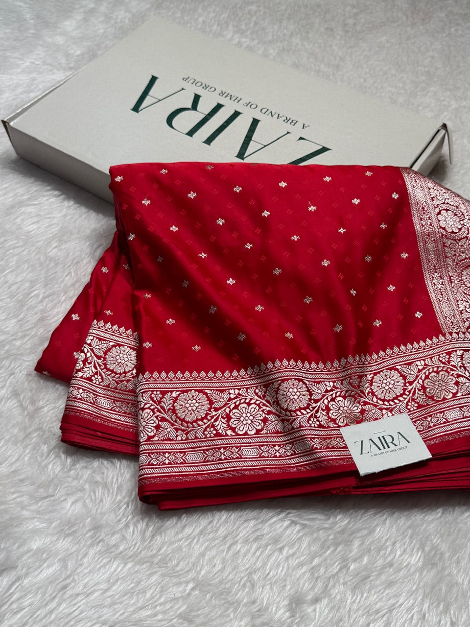 Red Mashru Silk Saree for Festive Seasons