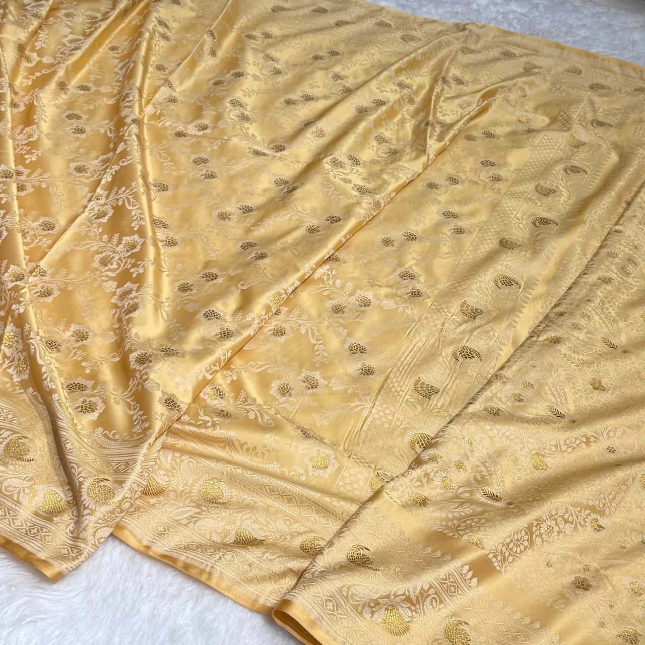 Tussar Tanchoi Mashru Silk Saree