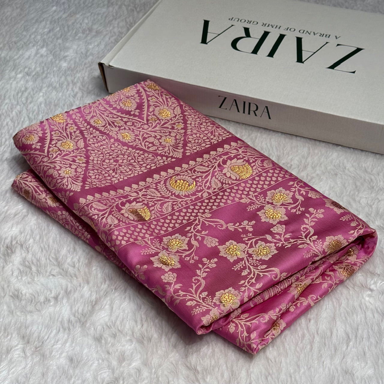 Pink Tanchoi Mashru Silk Saree