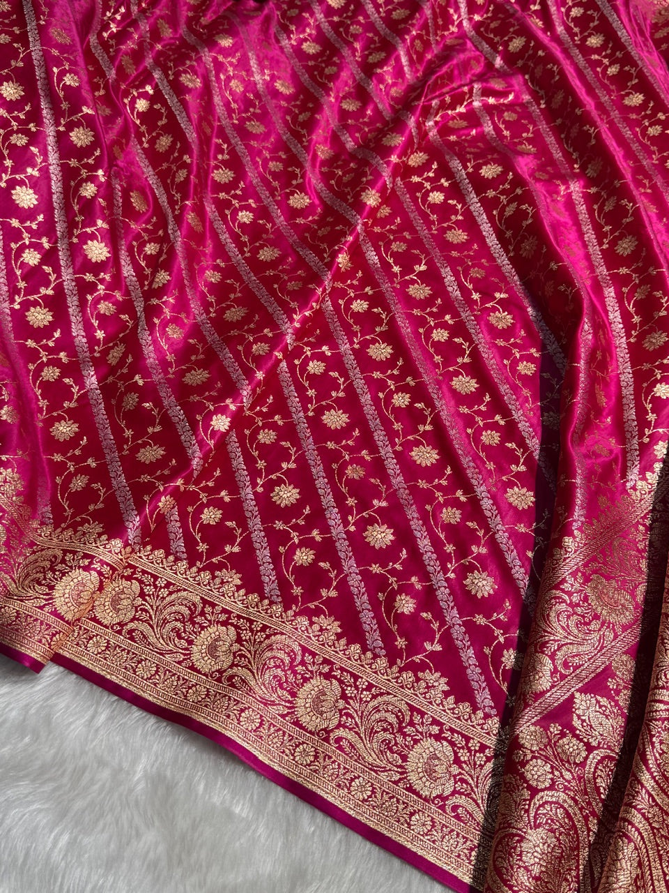 Rani Brocade Soft Katan Silk Saree SK52
