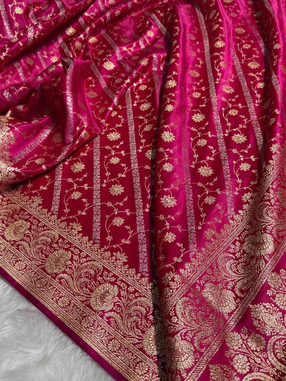 Rani Brocade Soft Katan Silk Saree SK52