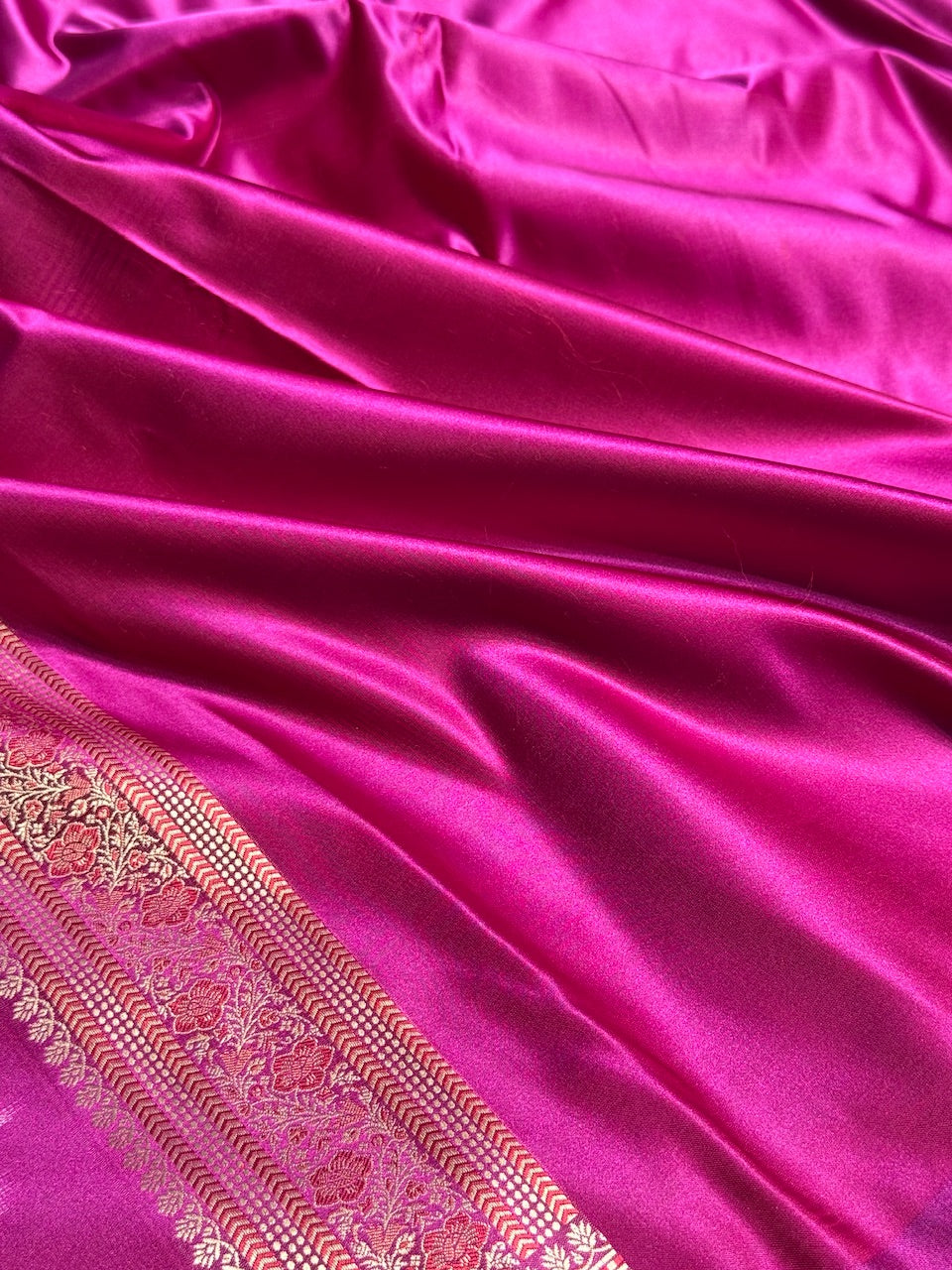Wine Jamawar Tanchoi Katan Silk Saree SKTM-14