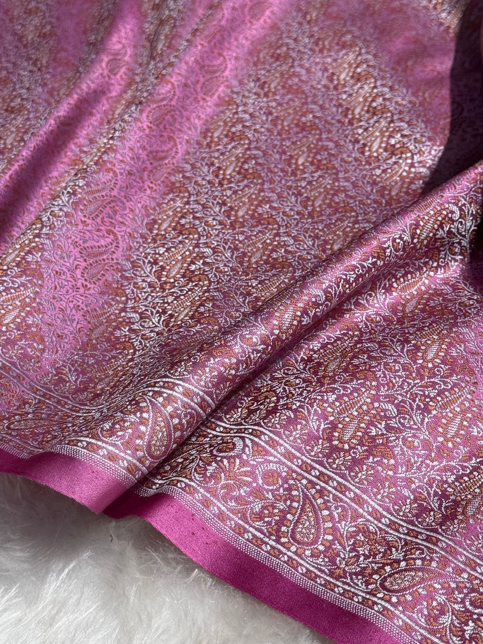 Rani Jamawar Tanchoi Katan Silk Saree SKTM-09