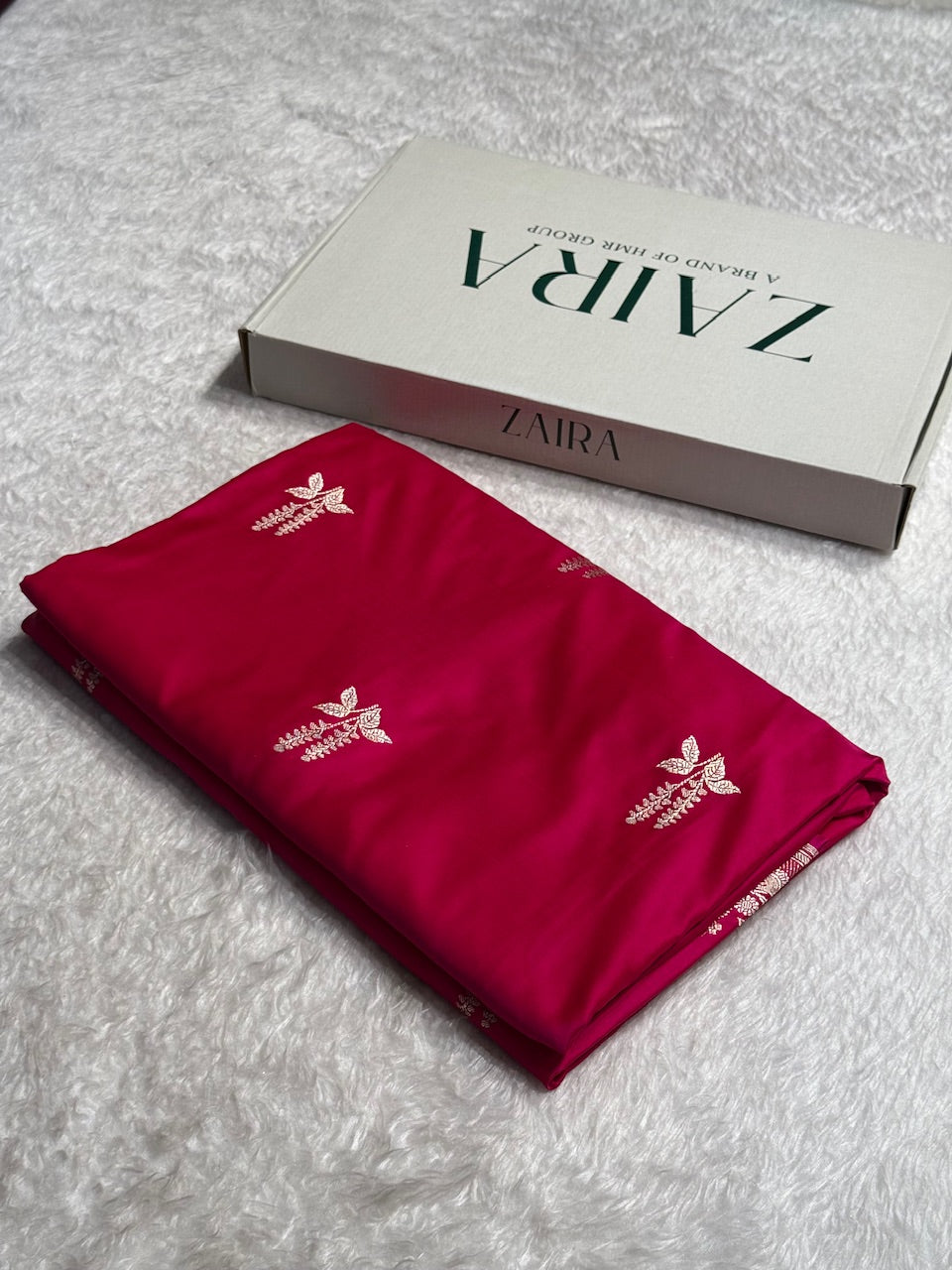 Rani Floral Boota Mashru Silk Saree