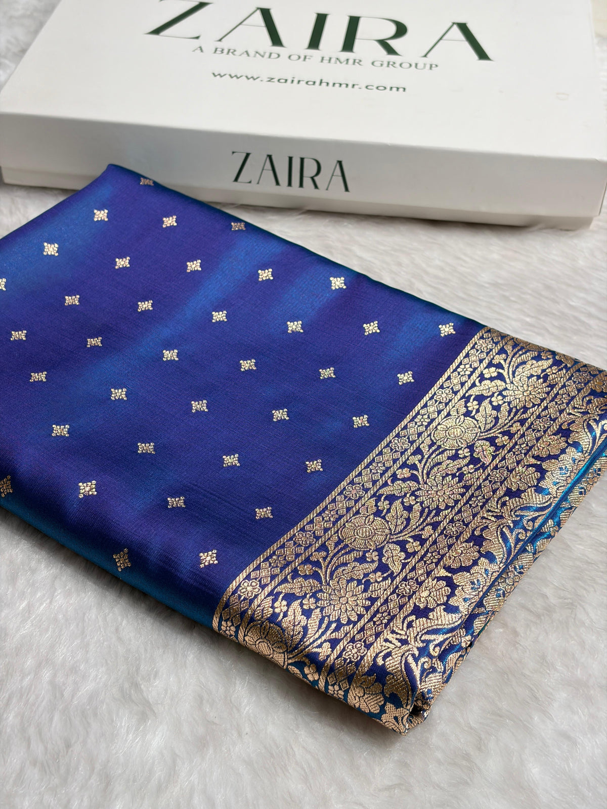 Banarasi Light Weight Satin Silk Peacock Shades SS68