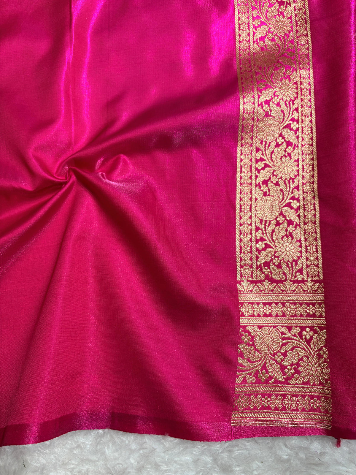 Banarasi Light Weight Satin Silk Pink Shades SS68