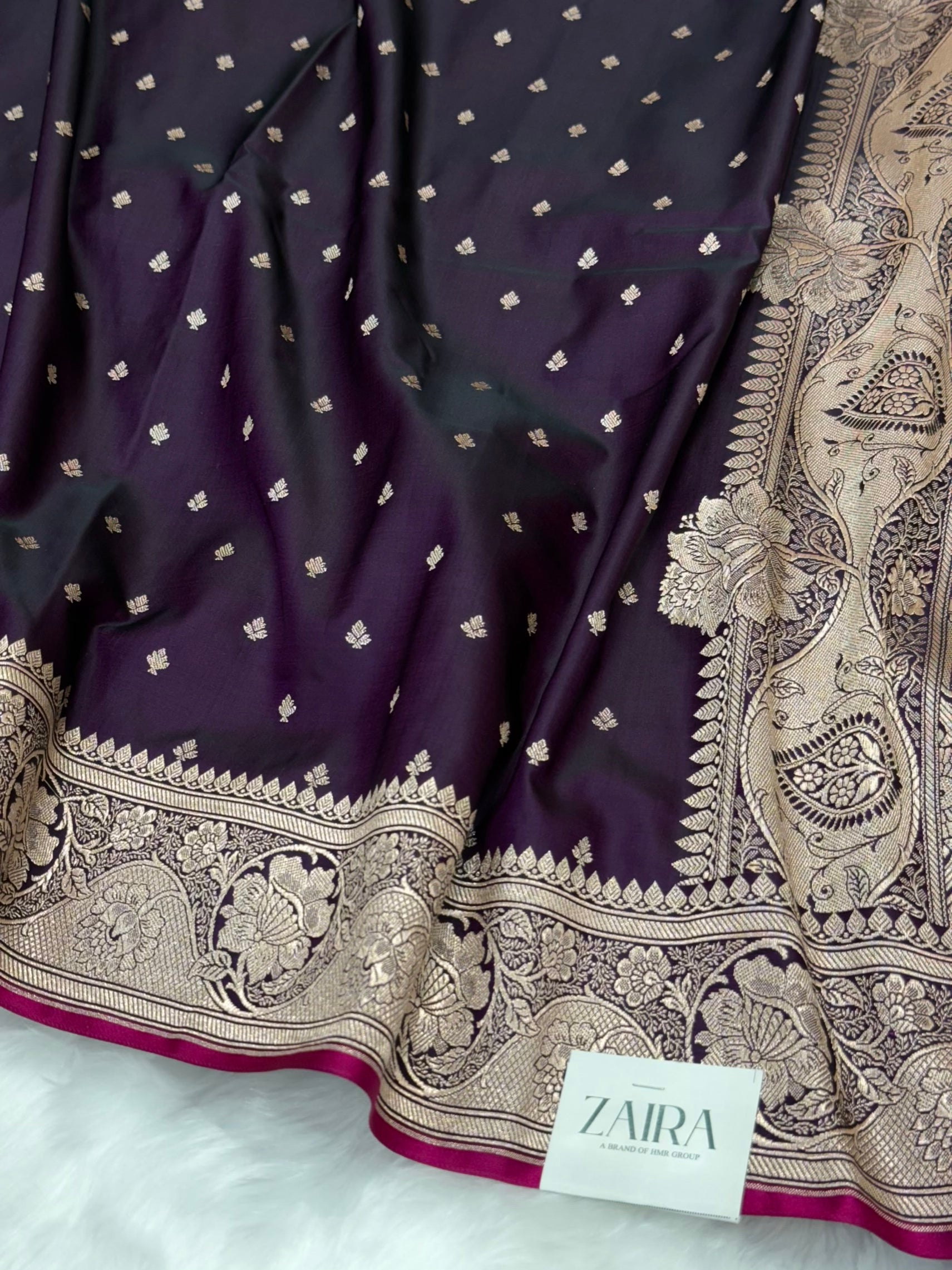 Wine shades Mashru Silk Saree for Festive Season MSM 25