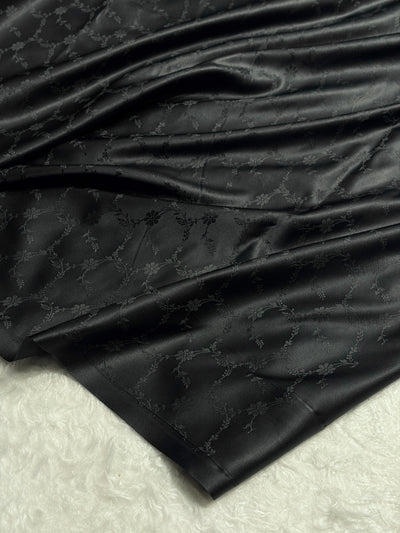 Black Shades Banarasi Booti Pattern Mashru Silk Saree MSM-136