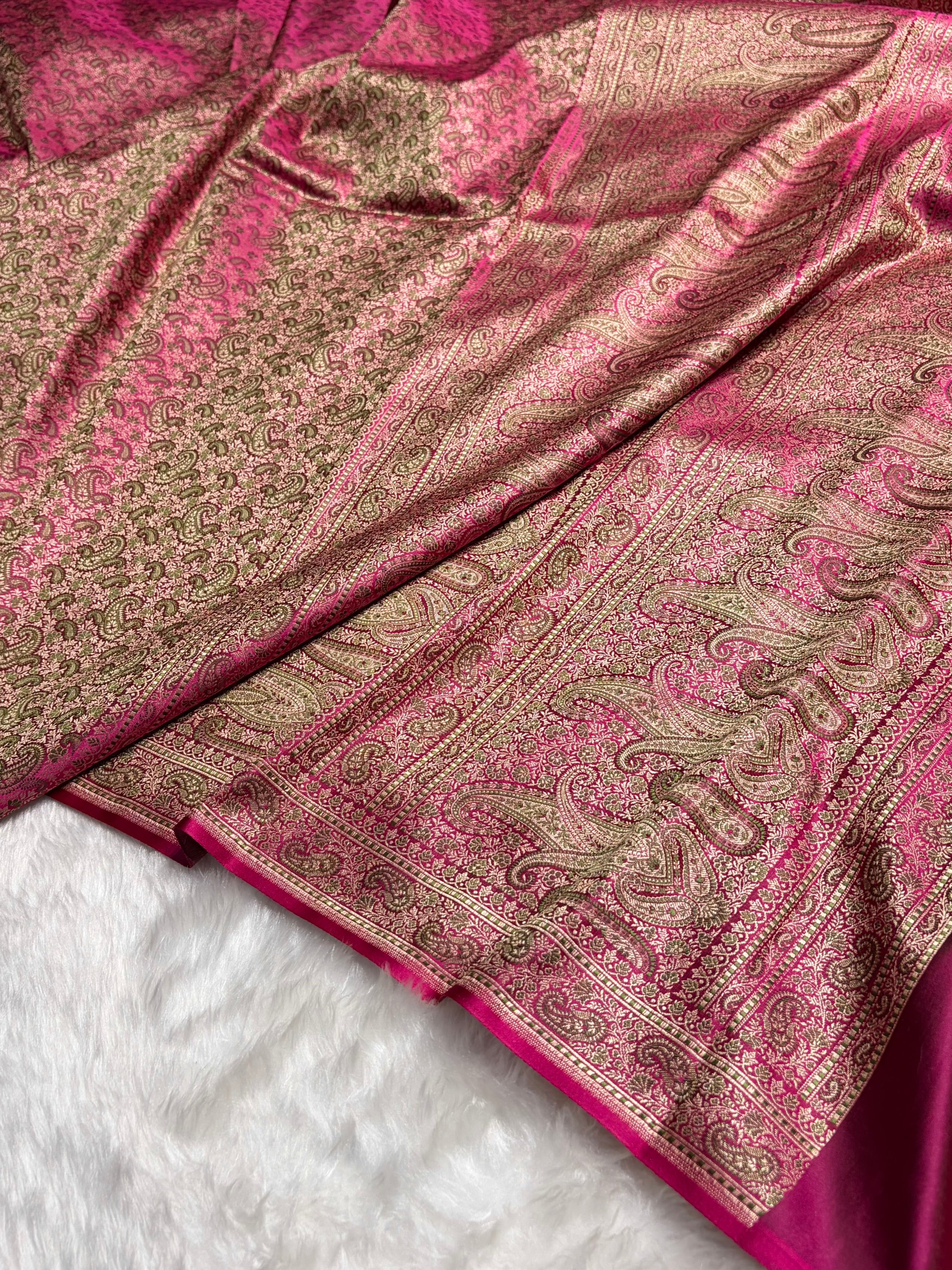 Rani Jamawar Tanchoi Katan Silk Saree SKTM-11