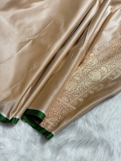Tusser Booti Katan Silk With Gotta Patti Saree SKGP09